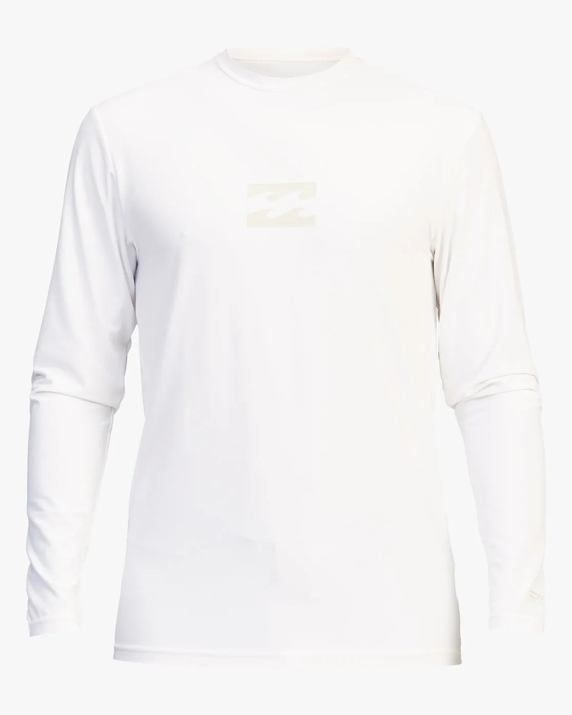 All Day Wave Loose Fit Long Sleeve Surf Tee - White
