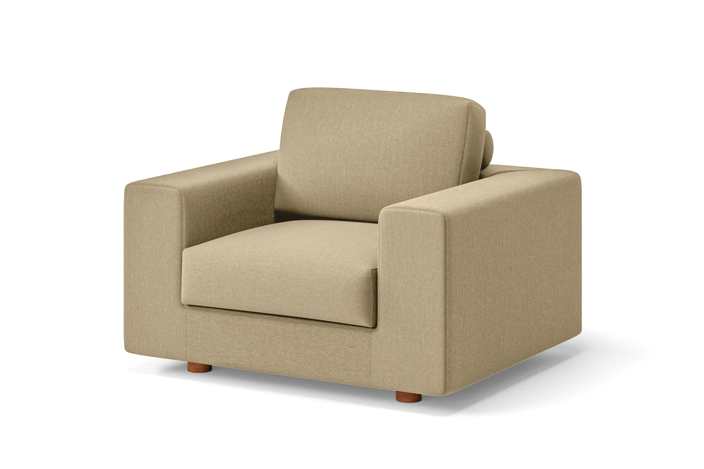 Arezzo Armchair Beige Linen Fabric
