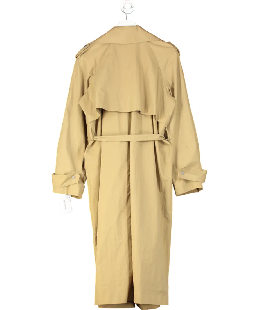 ASOS Beige Lightweight Belted Trench Coat UK 10