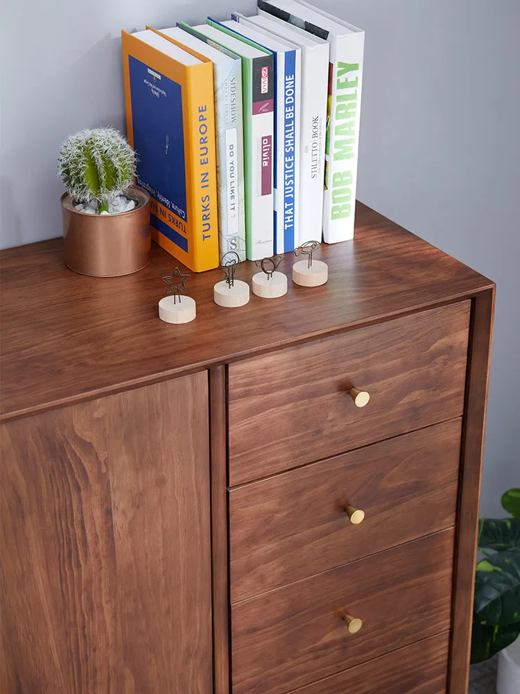 AUBREE HYATT Chest Drawer Nordic Bedroom American Hardwood Buffet