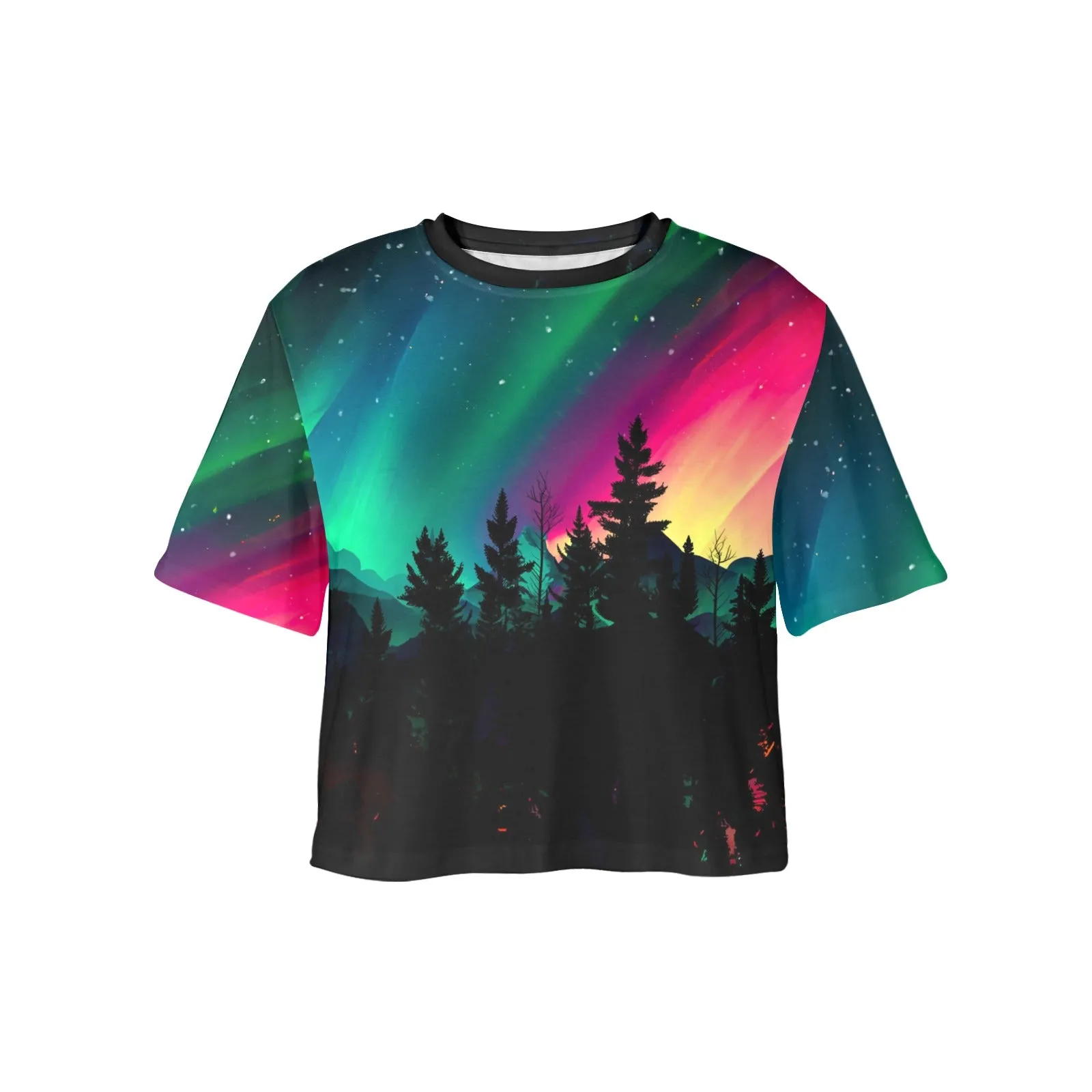 Aurora Medicine Animal 4 Women's Cropped T-shirt
