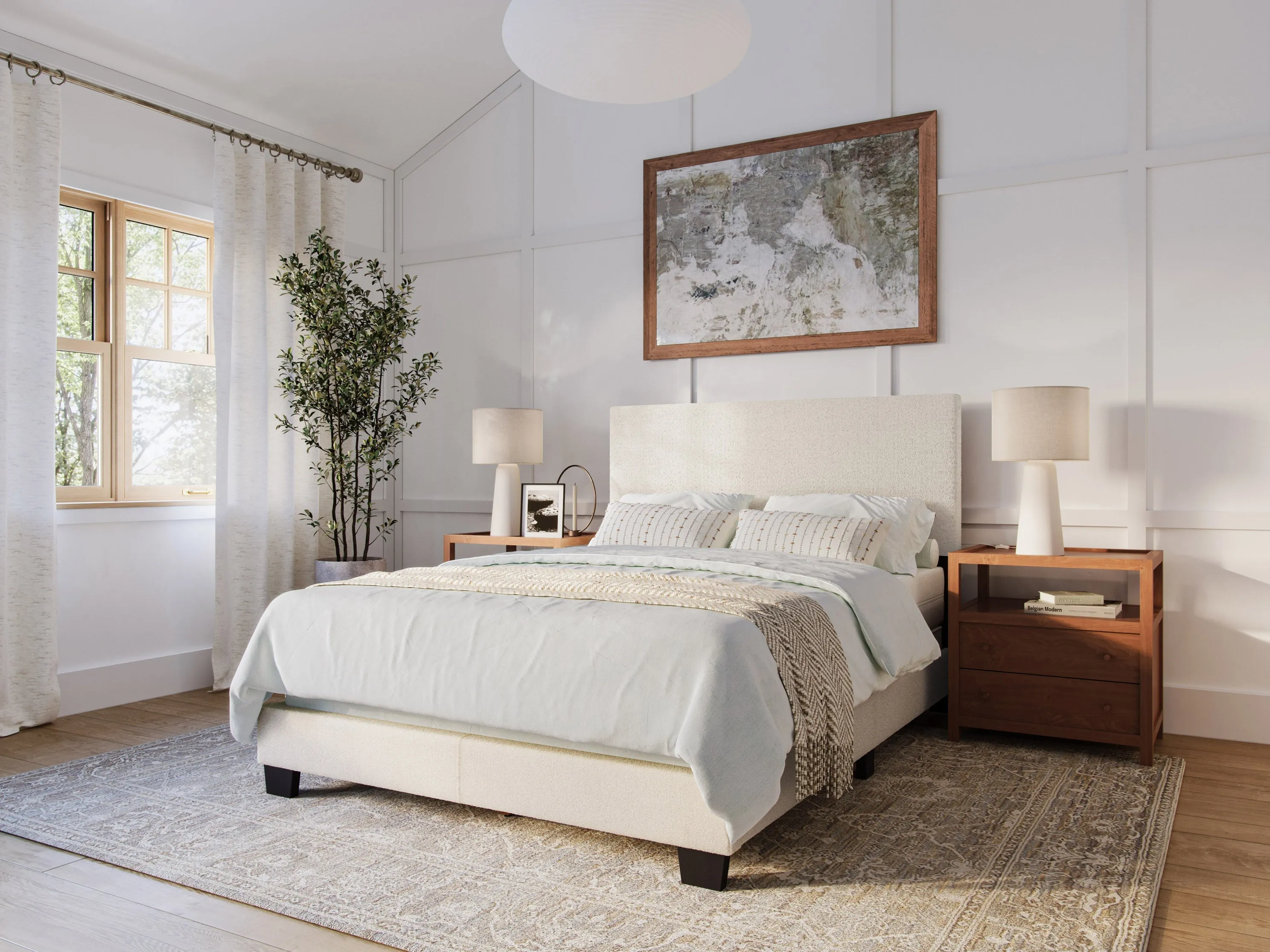 Boucle Double / Full Bed