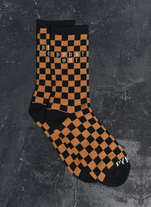 Burnt Out Crew Socks