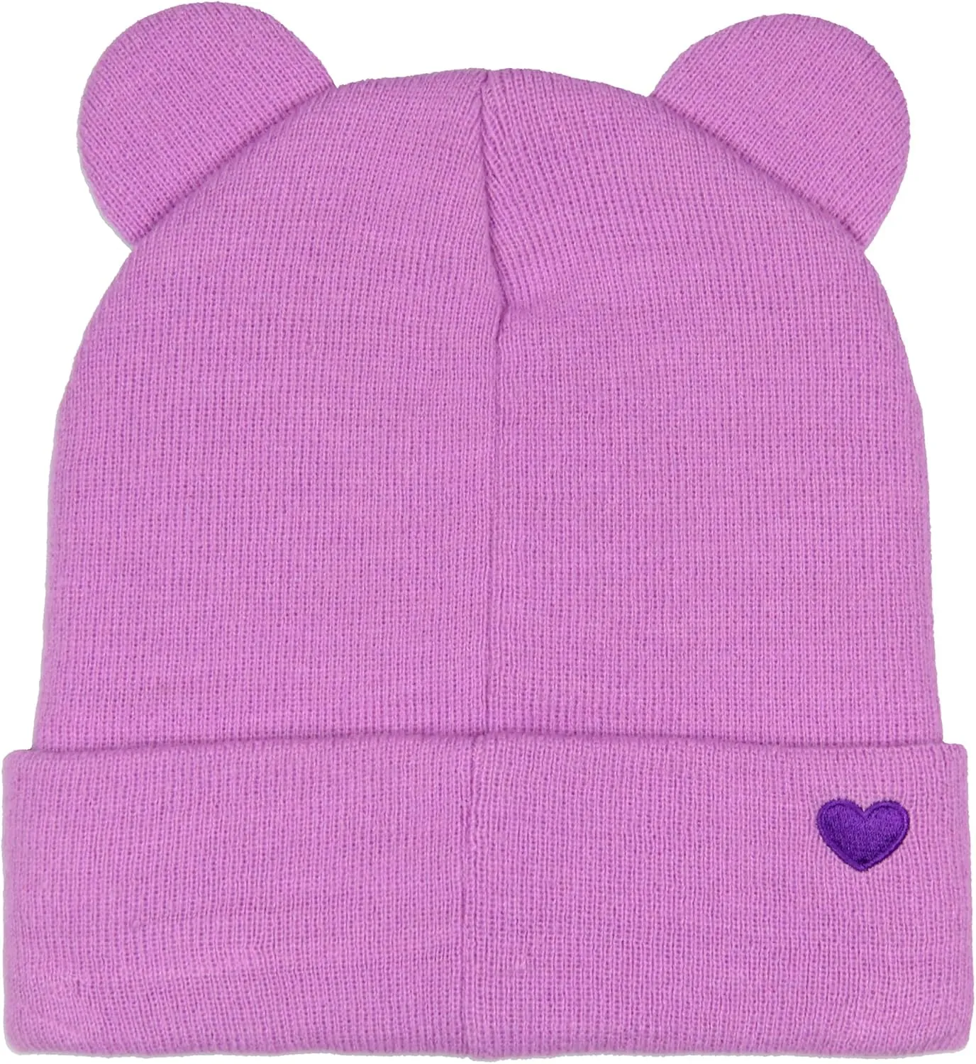 Care Bears Embroidered Face Belly Badges 3D Ears Cuff Knit Adult Beanie
