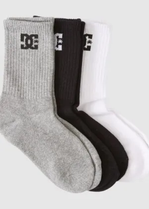 DC - DC Crew 3pk Boys Socks