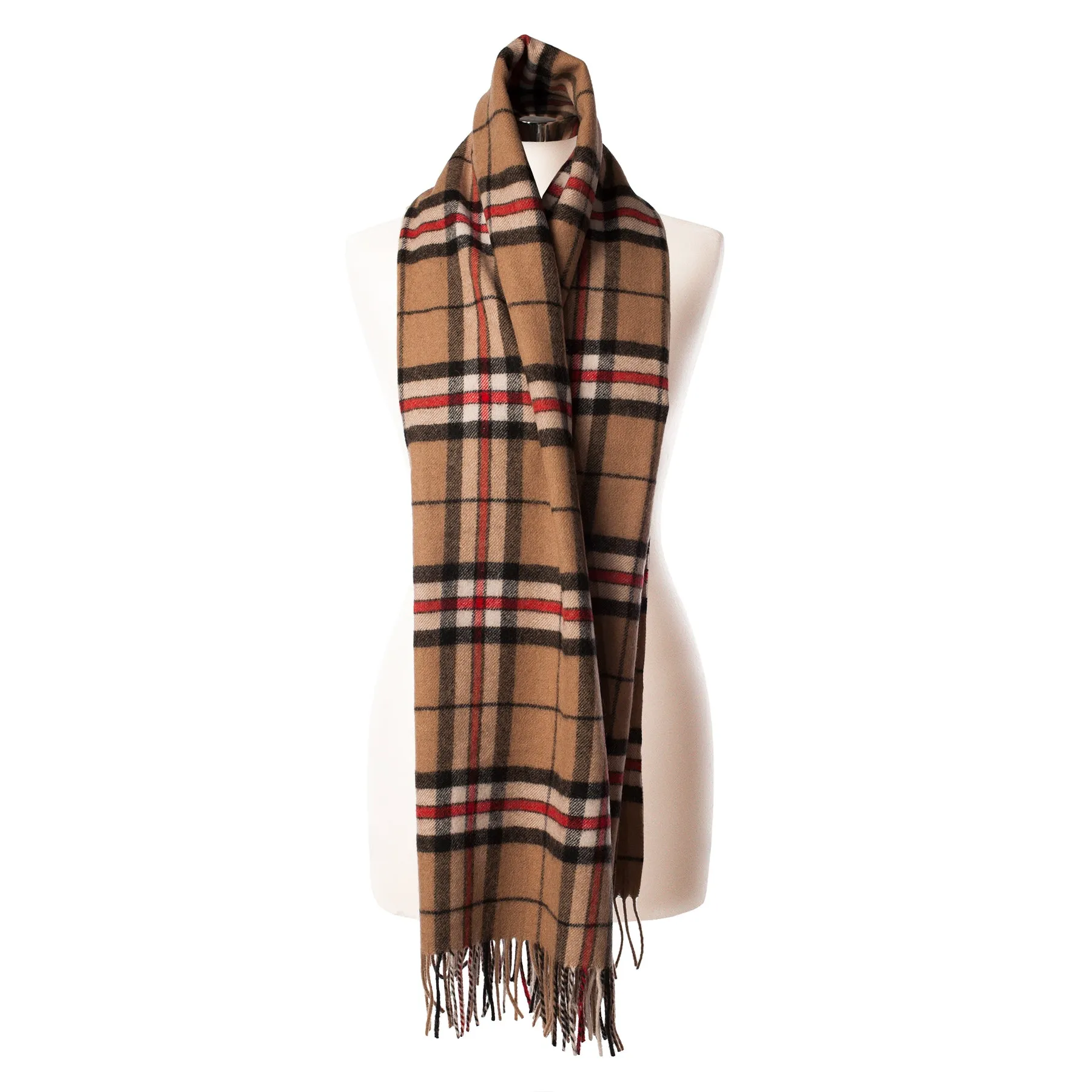 Edinburgh Lambswool Stole  Thomson Camel