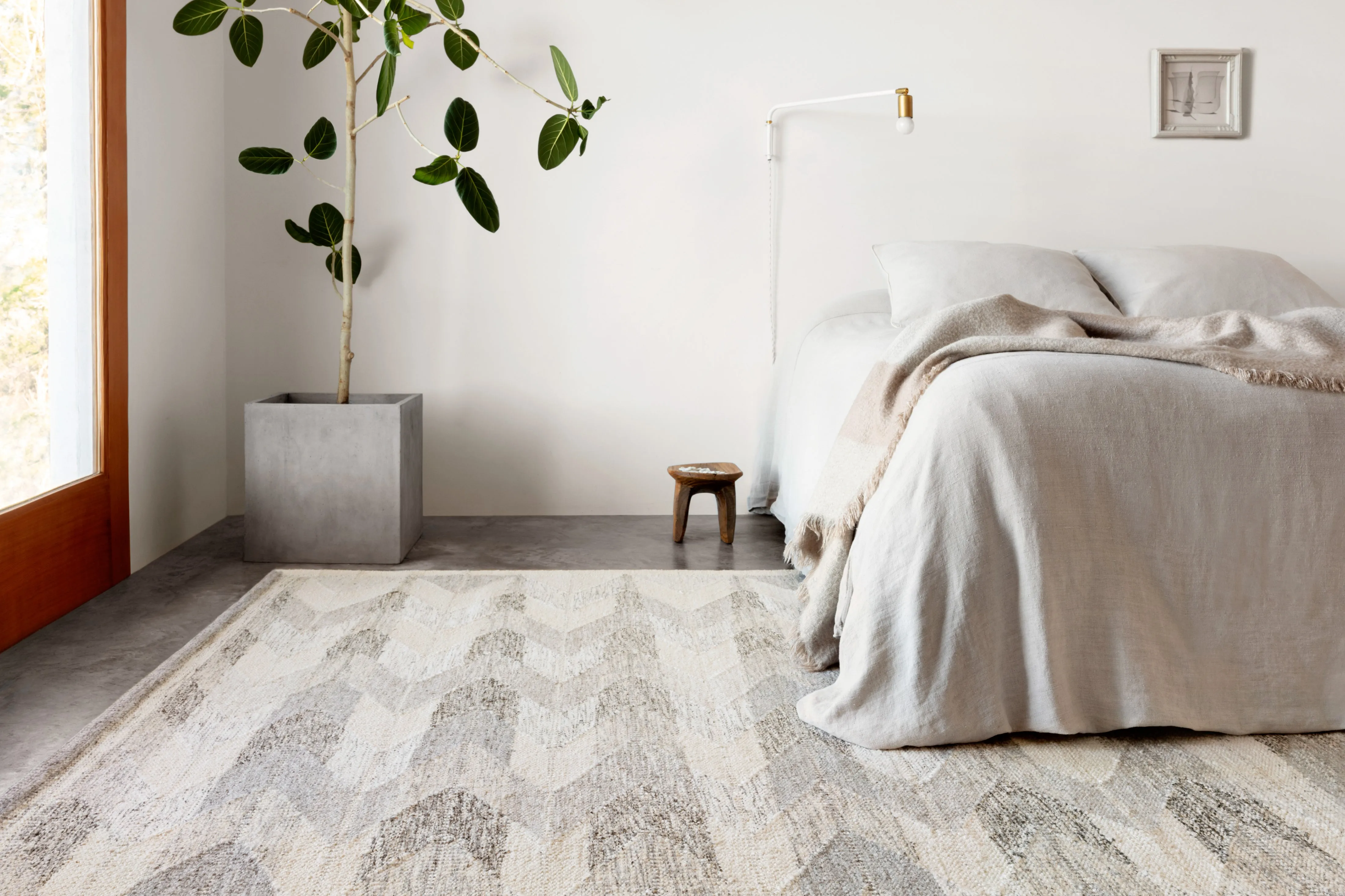 Evelina Rug in Pewter & Silver