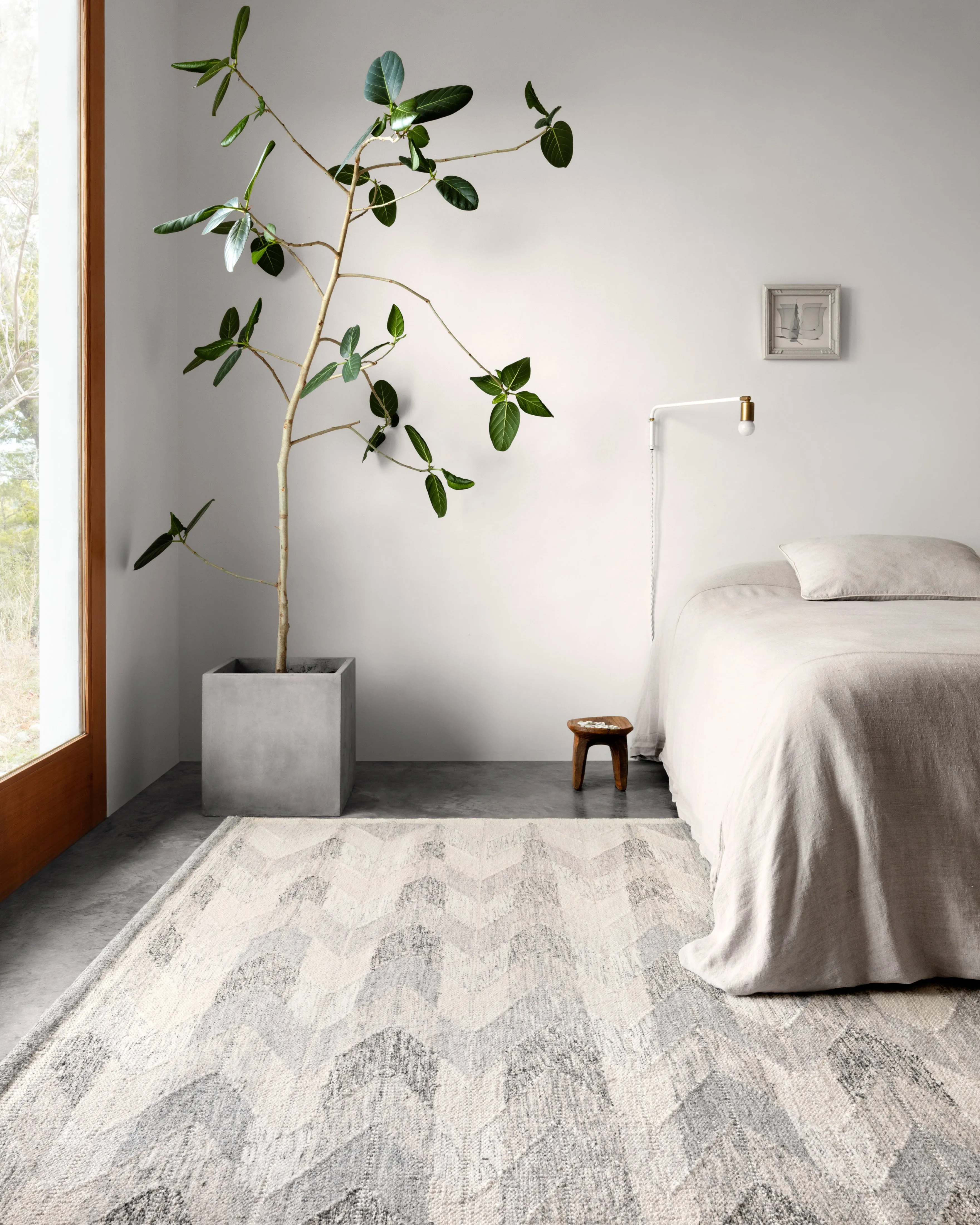 Evelina Rug in Pewter & Silver