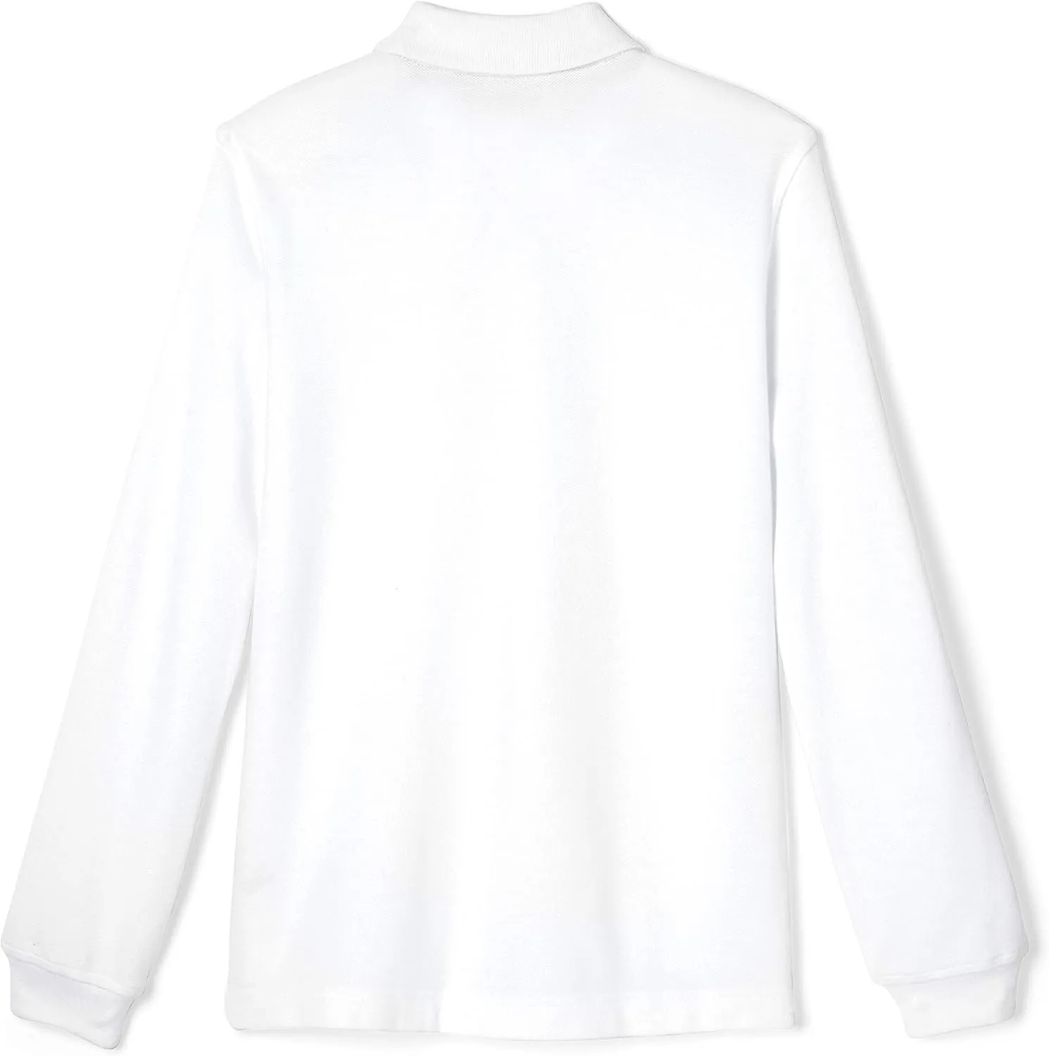 French Toast Men's Long Sleeve Cotton Blend Pique Polo Shirt