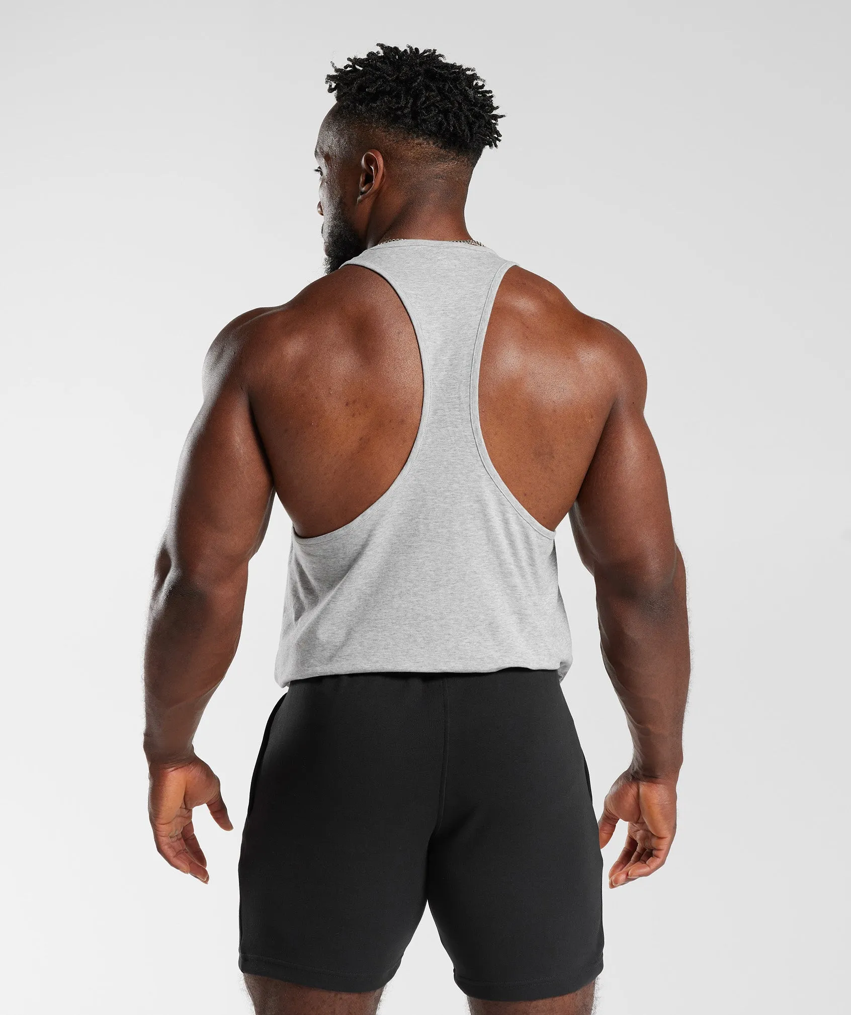 Gymshark Critical 2.0 Stringer - Light Grey Marl