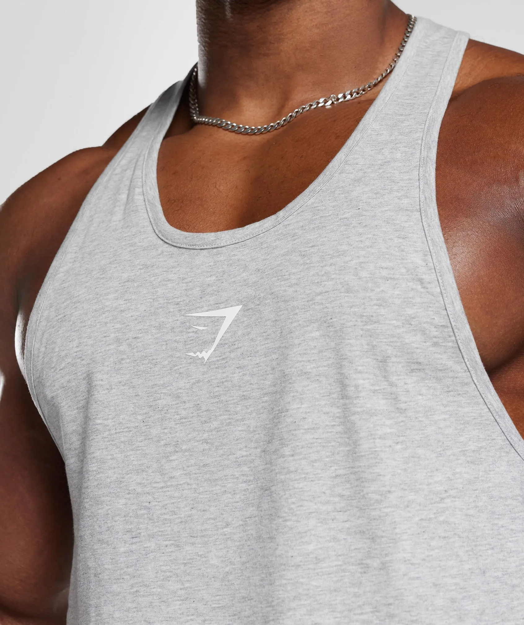 Gymshark Critical 2.0 Stringer - Light Grey Marl