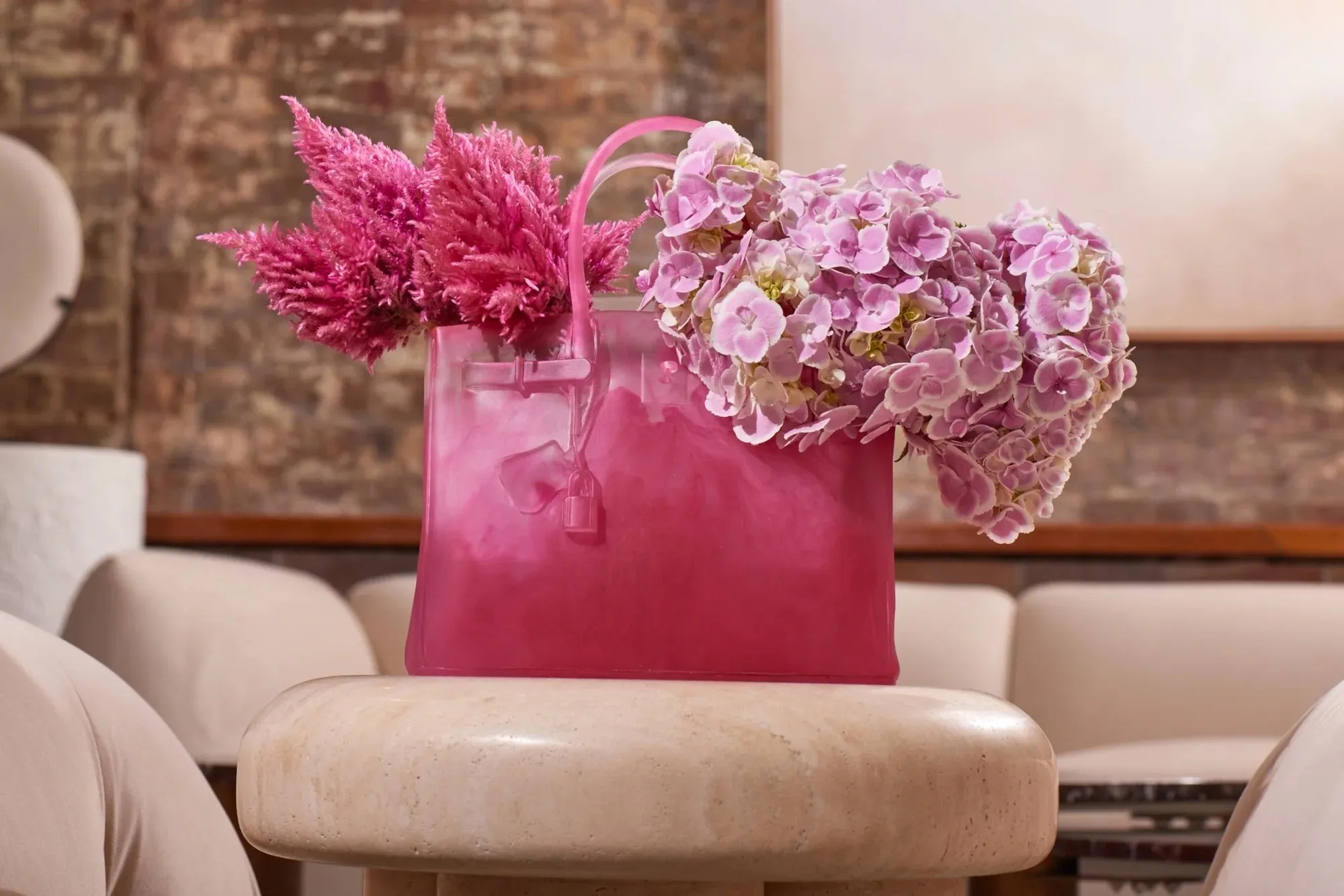 Handbag Vase - Mint