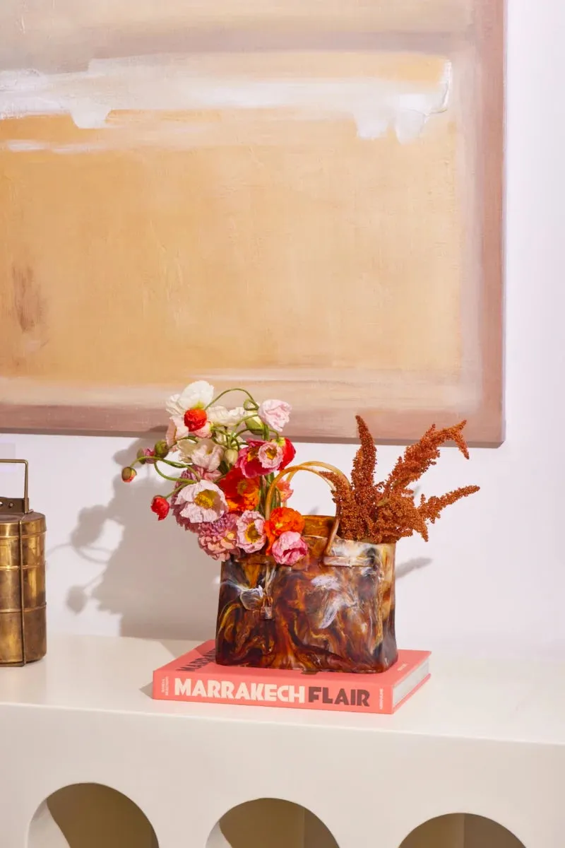 Handbag Vase - Mint