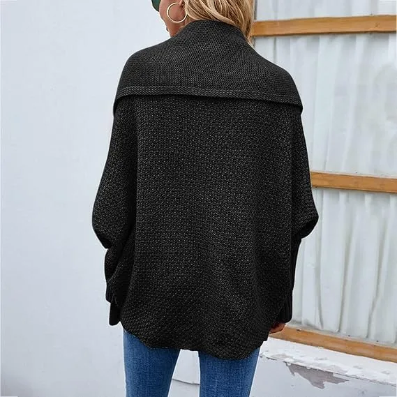 KELYWELL Oversized Cardigan Sweaters for Women's Chunky Knit Kimono Slouchy Wrap Batwing Open Front Outwear Coat