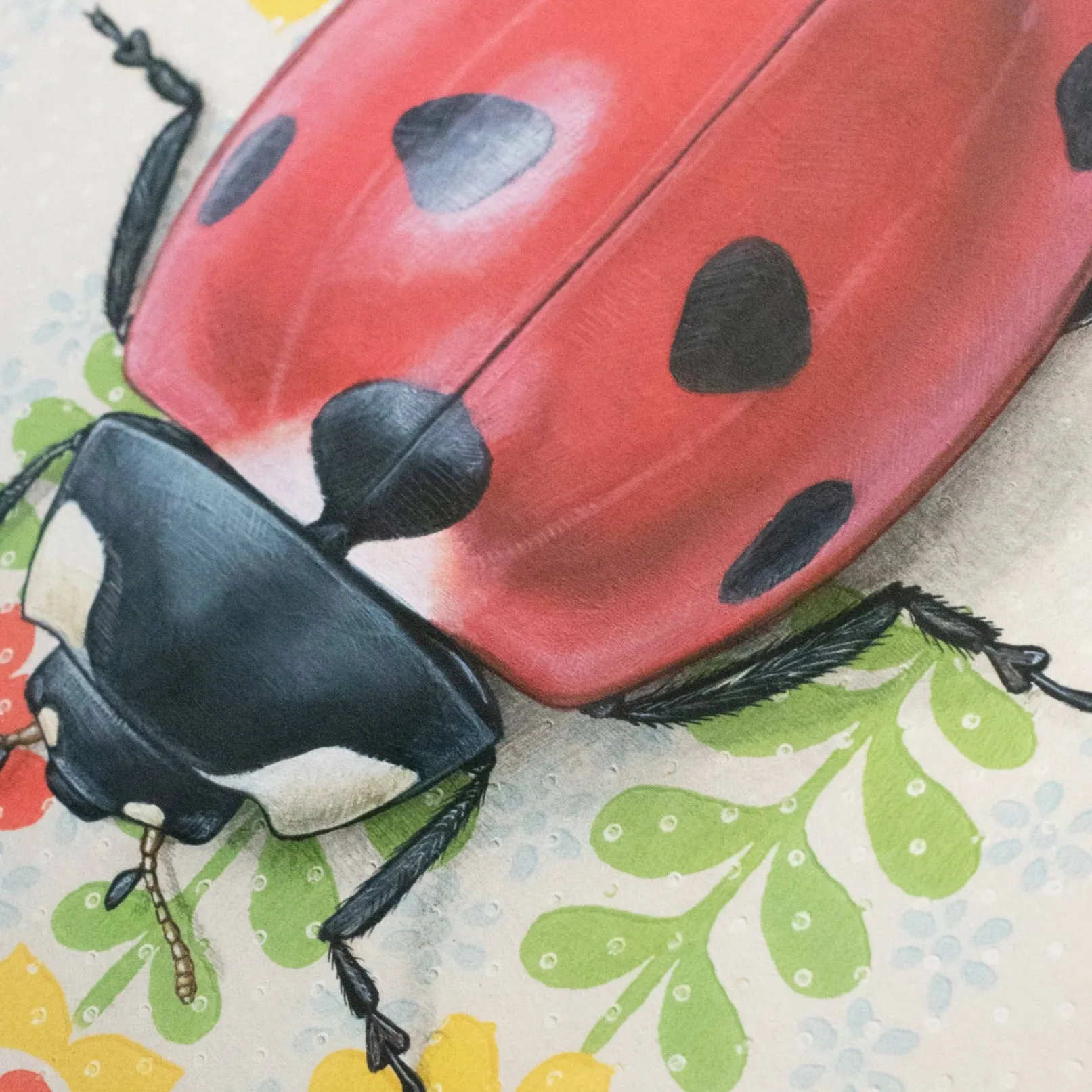 Ladybug Illustration - Fine Art Print