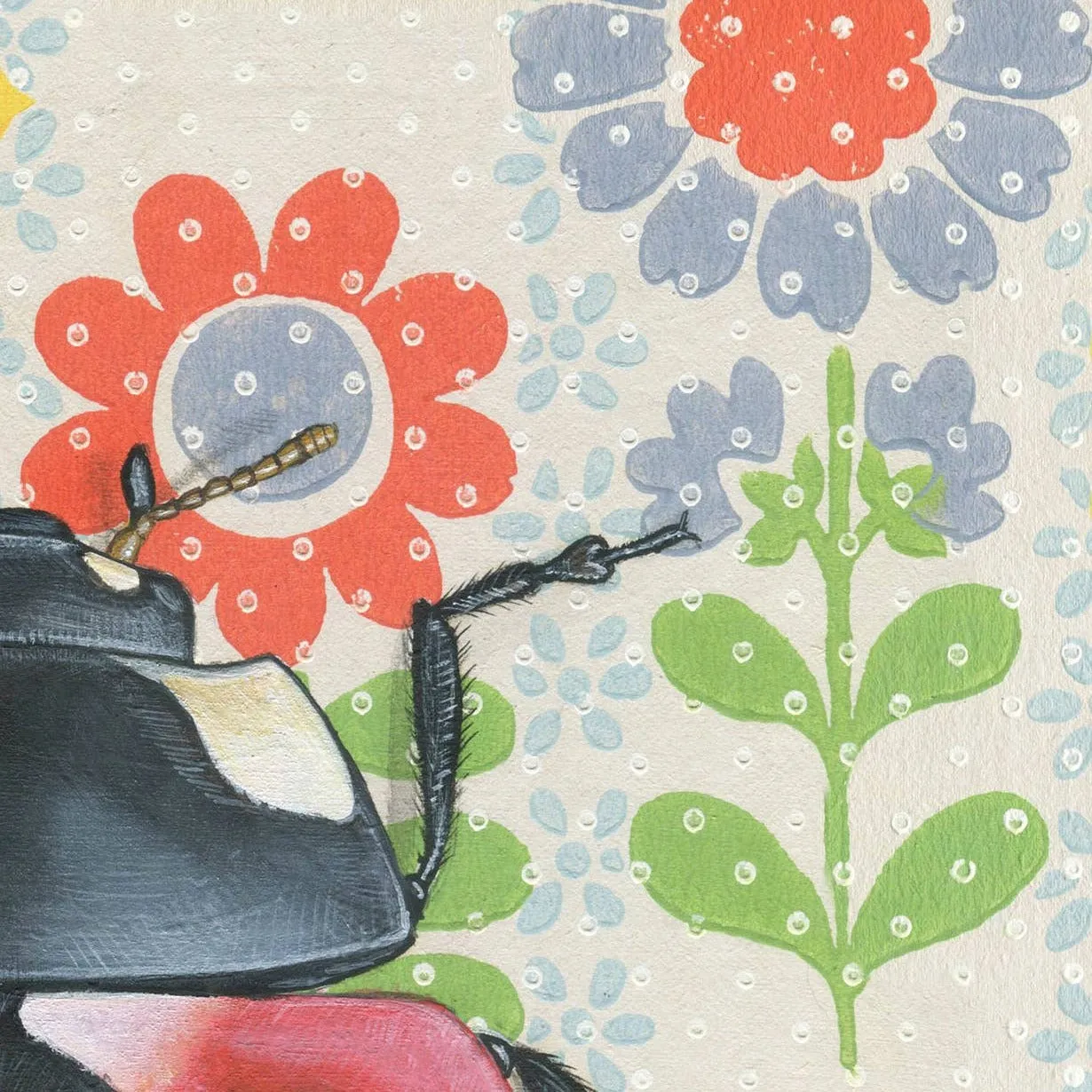 Ladybug Illustration - Fine Art Print