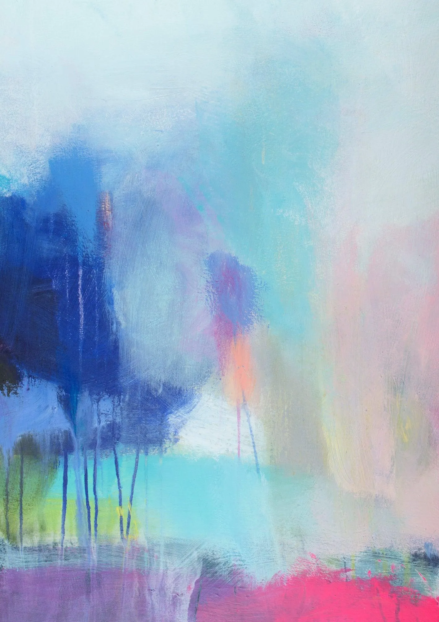 large abstract painting, Large wall art print, colorful abstract print, colorful print, giclee print, Camilo Mattis