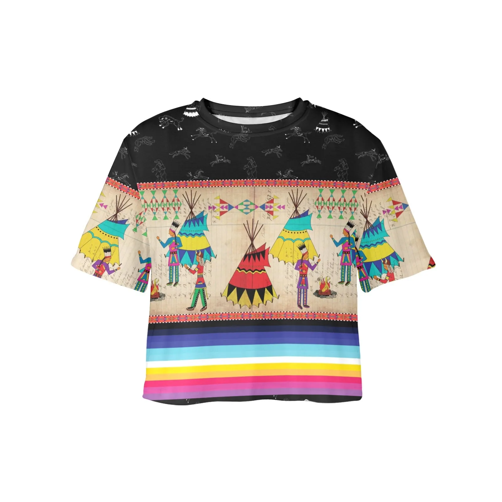 Ledger Chiefs Midnight Women's Cropped T-shirt