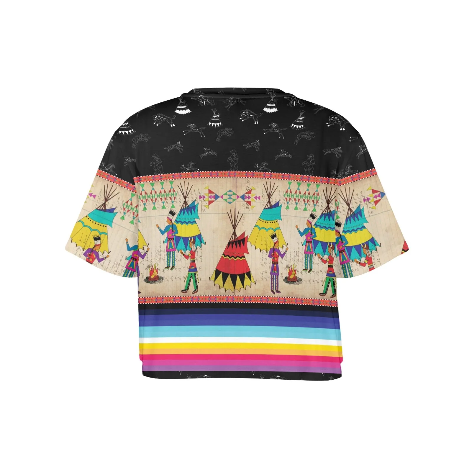 Ledger Chiefs Midnight Women's Cropped T-shirt