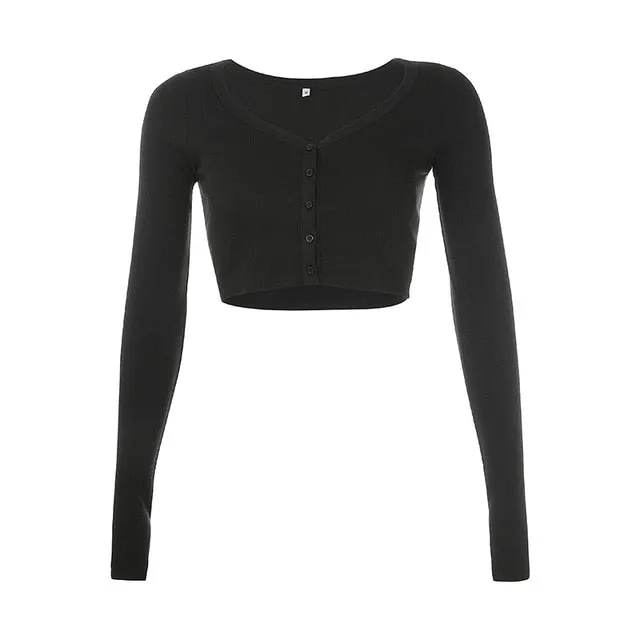 Look At Me Now Long Sleeve Crop Top