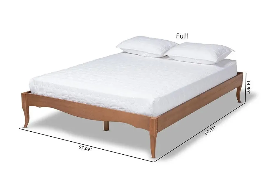 Marieke Ash Wanut Wood Bed Frame (Queen)