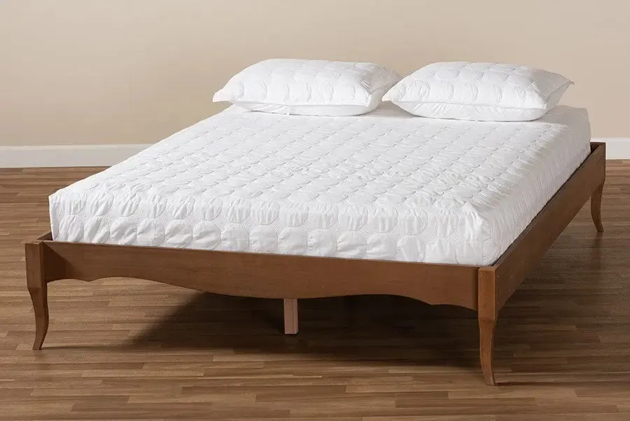 Marieke Ash Wanut Wood Bed Frame (Queen)