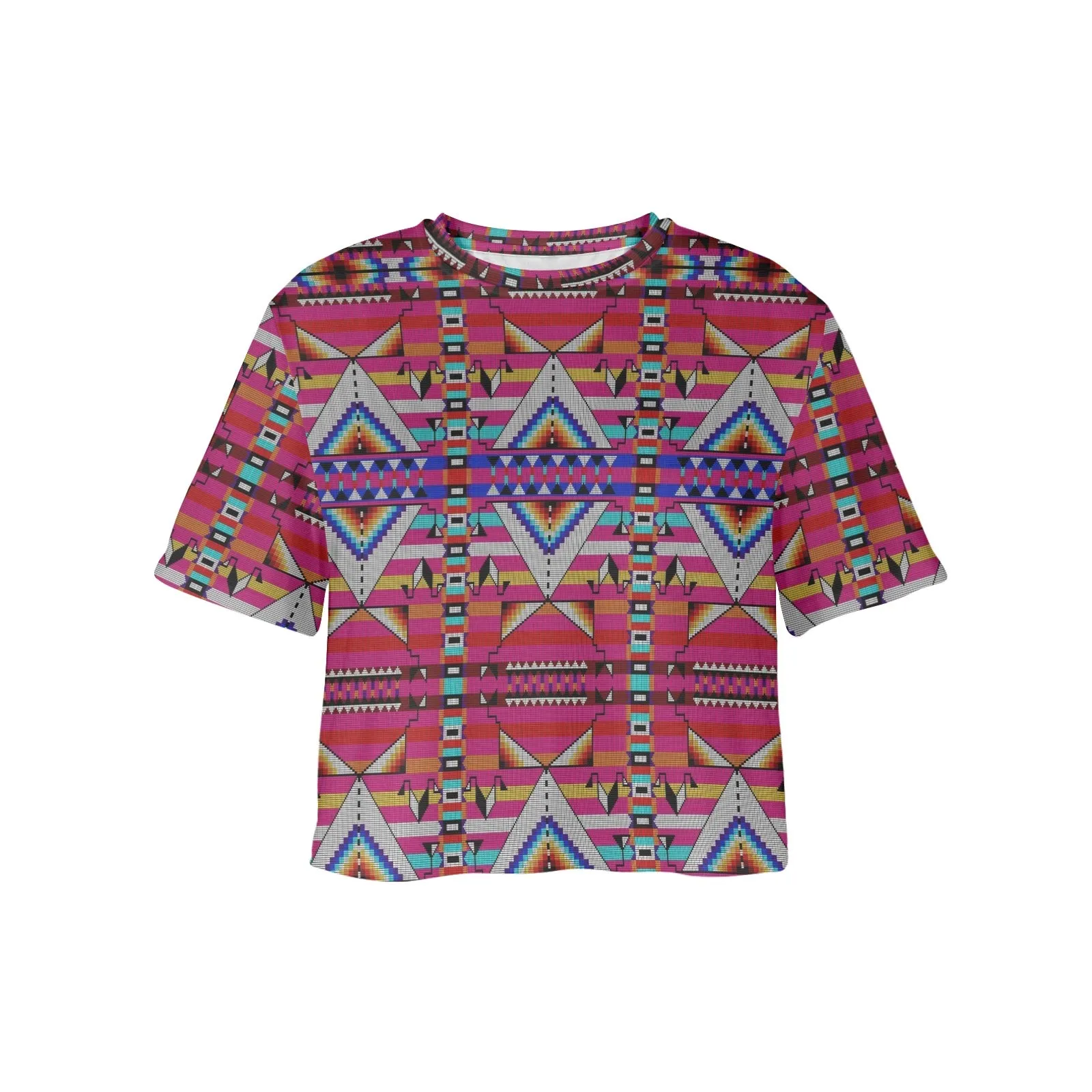 Medicine Blessing Pink Women's Cropped T-shirt