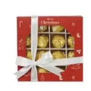 Mixed designs Christmas cookie box x 40 pc