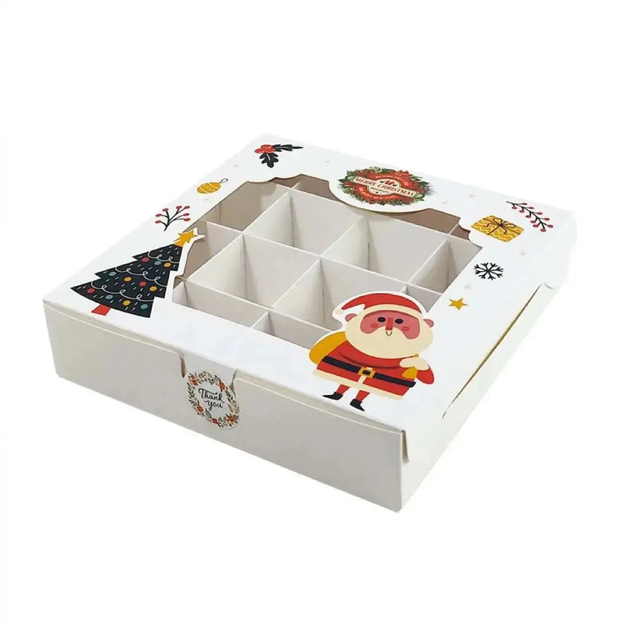 Mixed designs Christmas cookie box x 40 pc