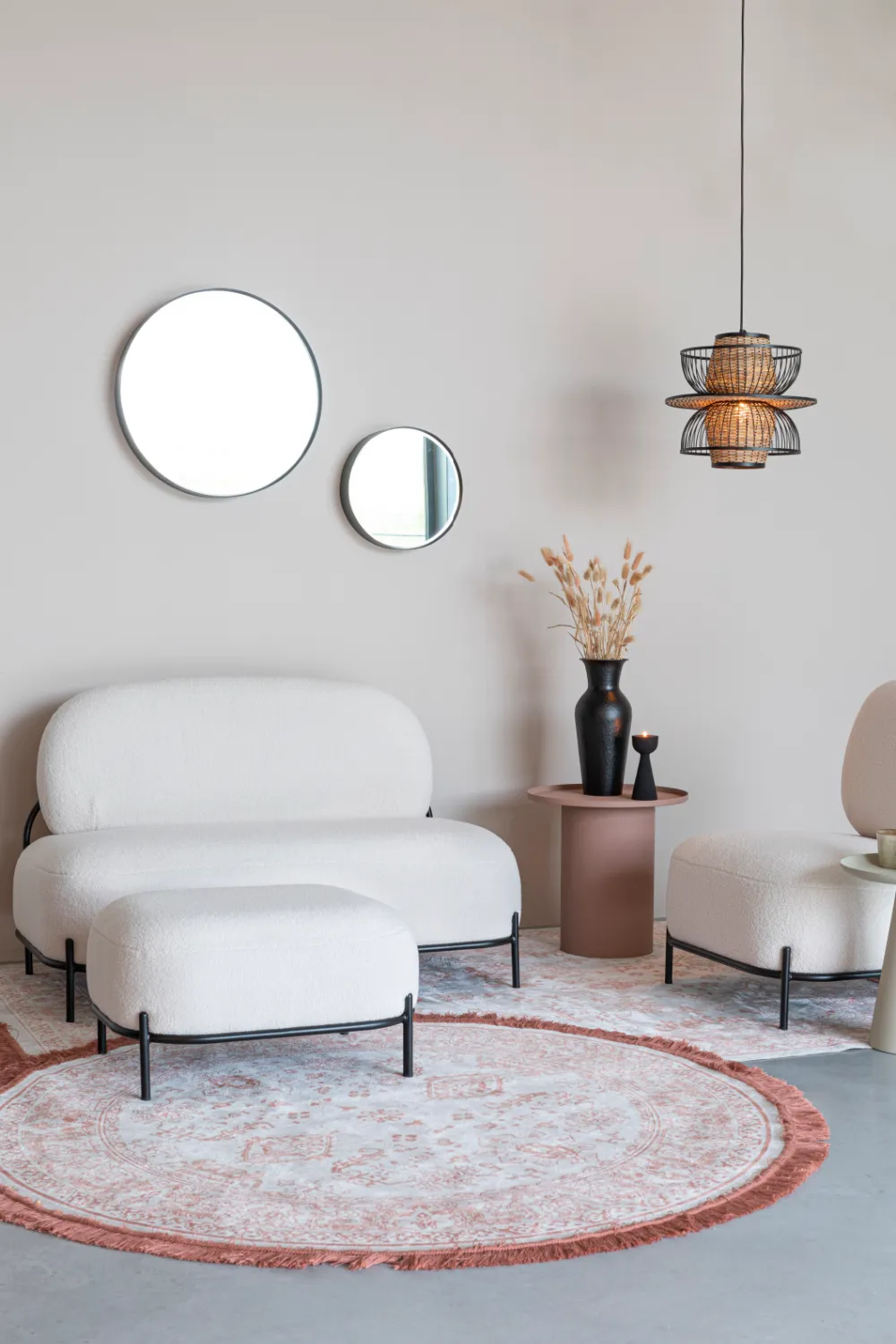 Modern White Sofa | DF Polly
