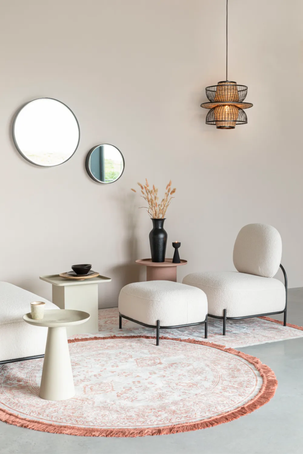 Modern White Sofa | DF Polly