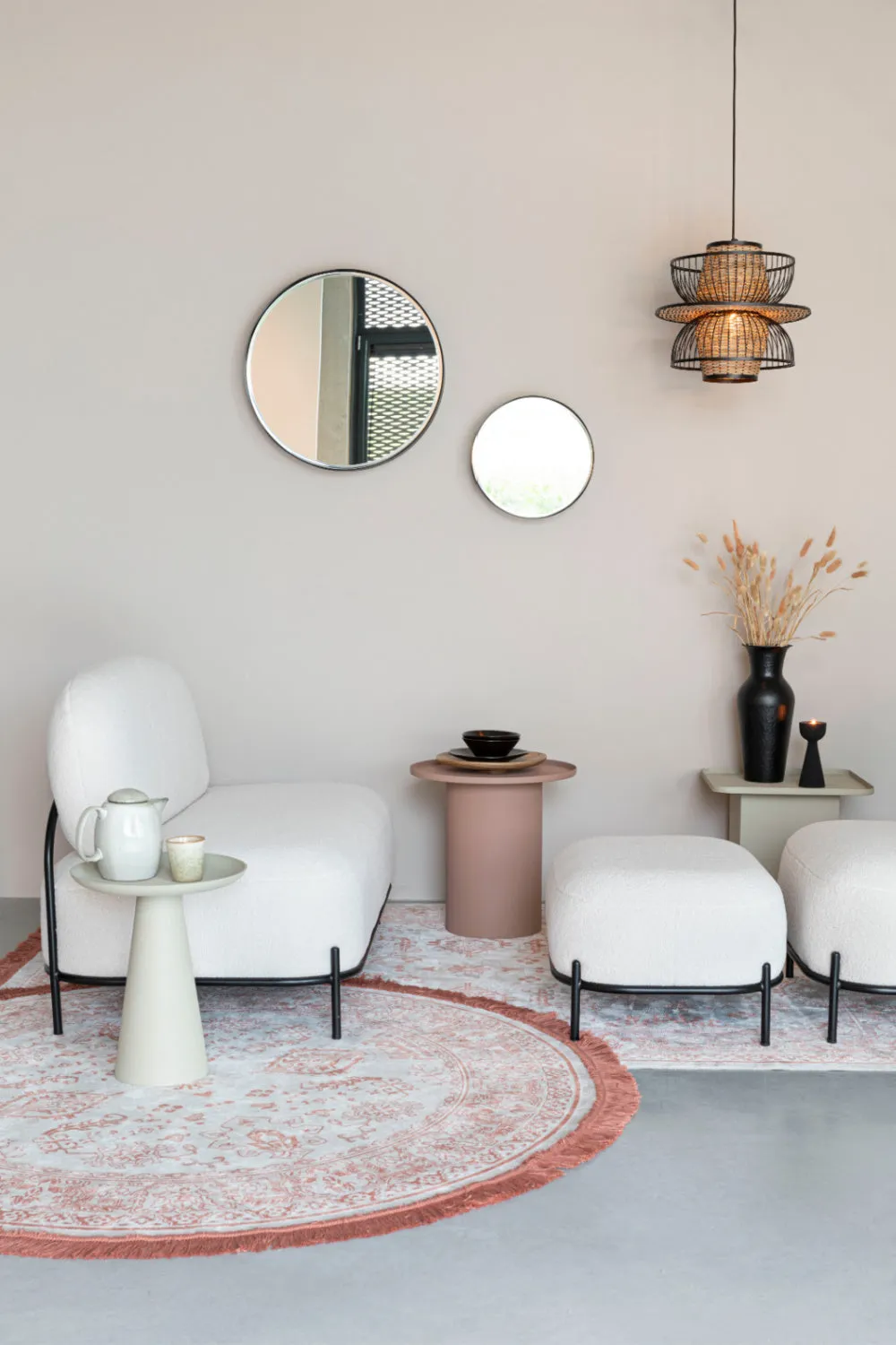 Modern White Sofa | DF Polly