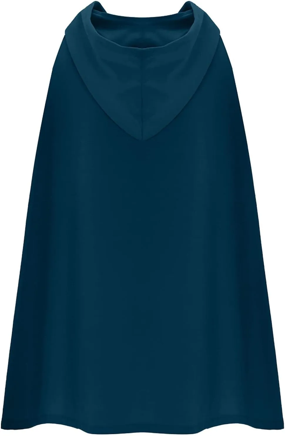 NATHGAM Women's Wool Blend Hooded Capes Baggy Fall Winter Windproof Cloaks Plus Size Cute Thicken Warm Maxi Cardigan Coats
