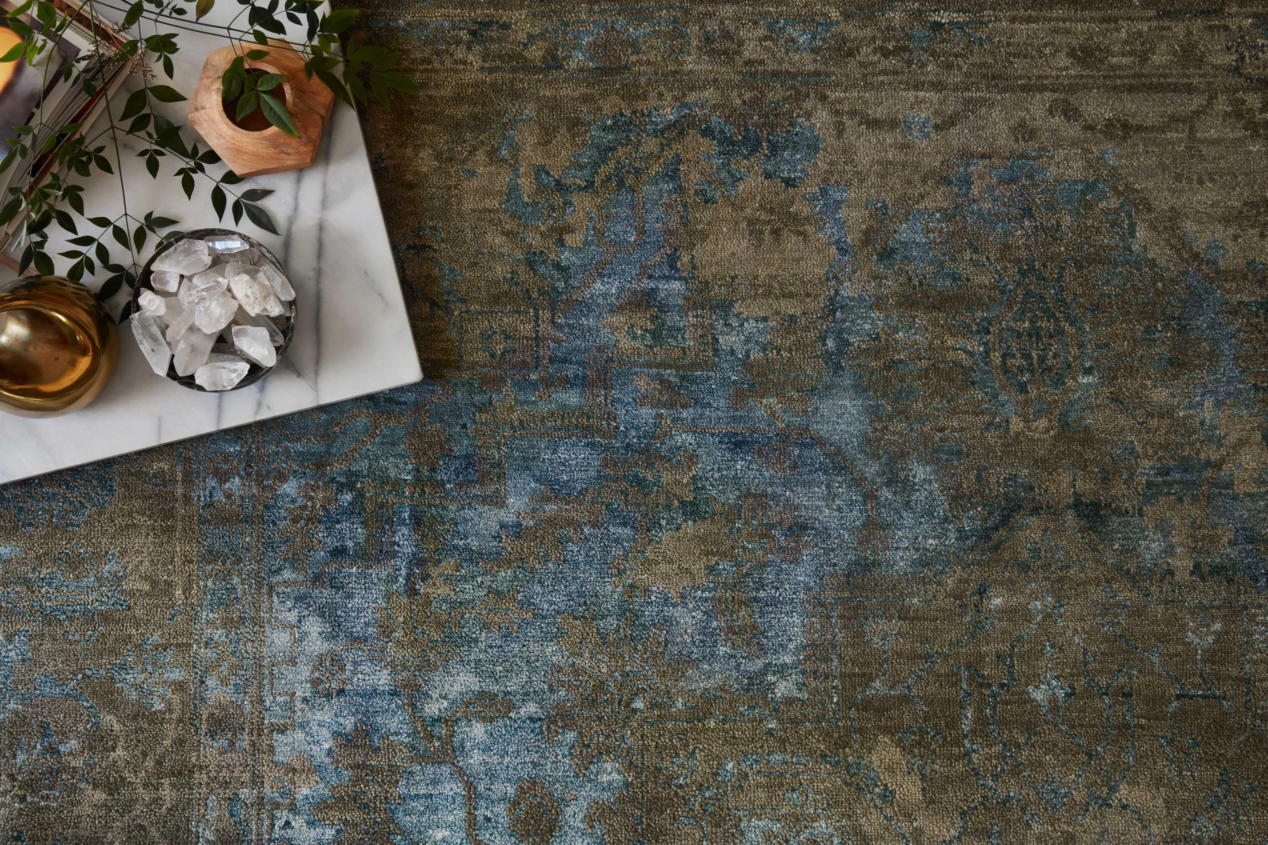 New Artifact Rug in Ash & Blue