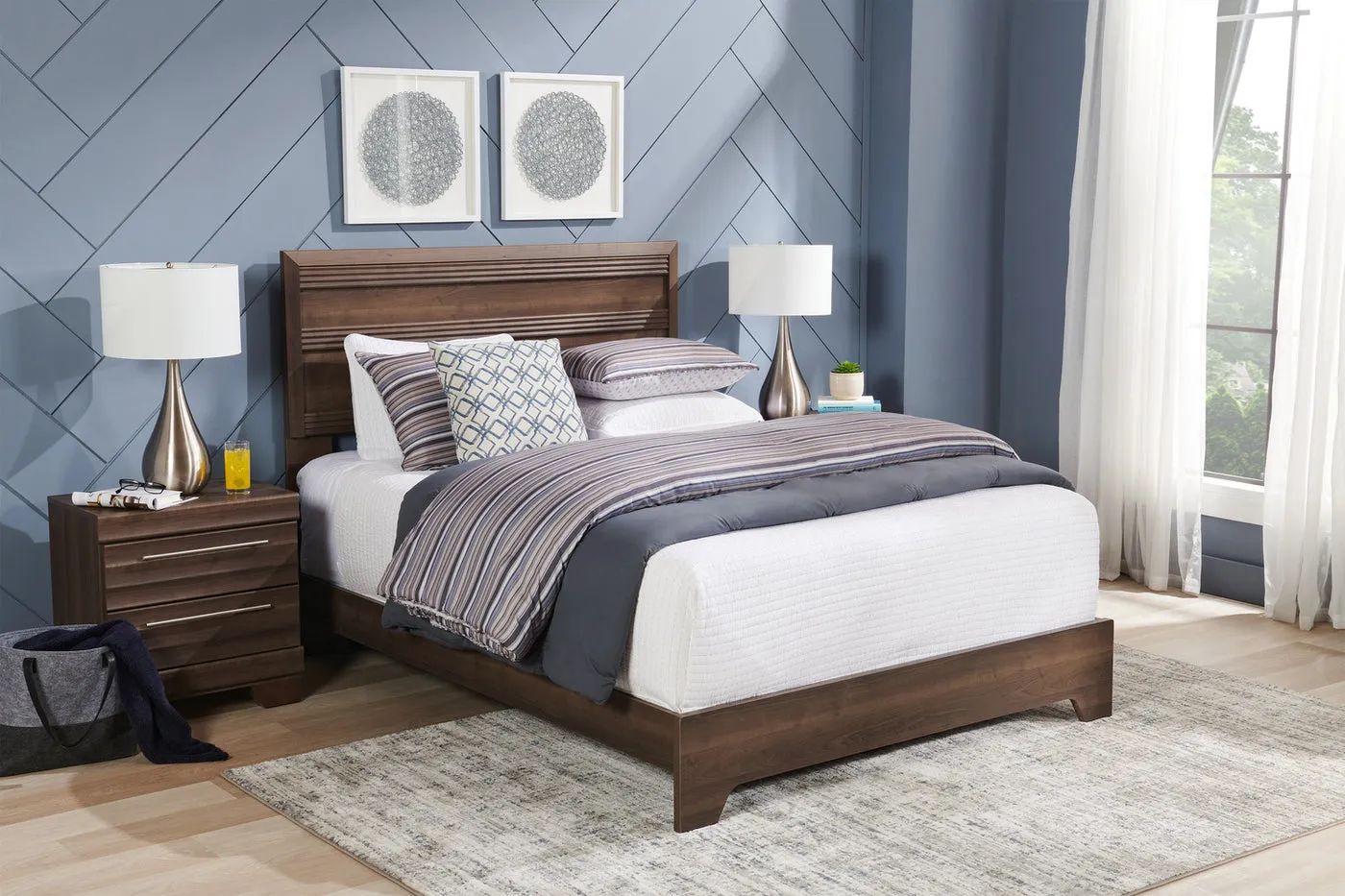 Odense Night Table - Grey