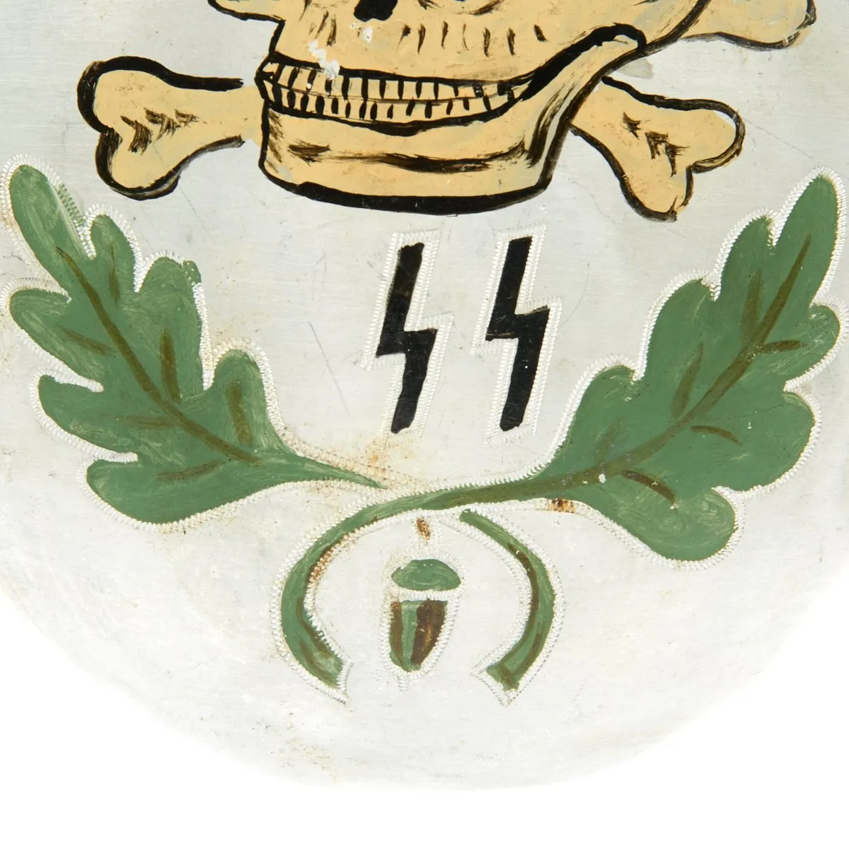 Original German WWII SS Trench Art M31 Canteen - U.S. Forces Austria and Vienna Area