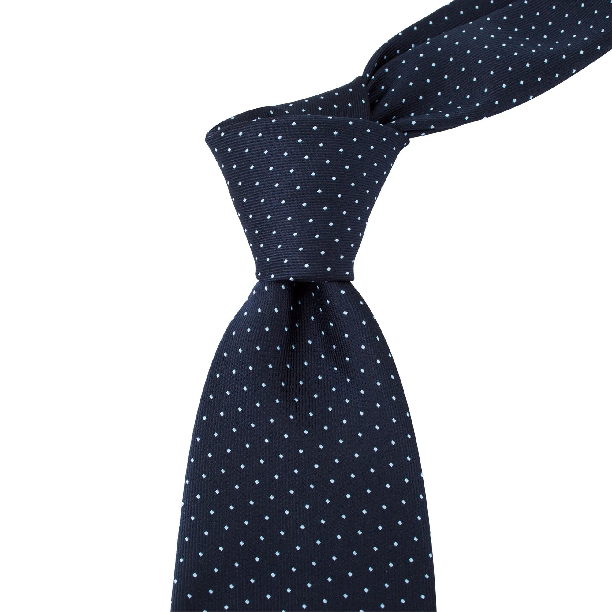Orobianco U'nique 8cm Micro-Dots Navy Blue Tie