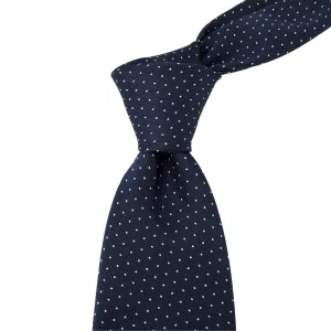 Orobianco U'nique 8cm Micro-Dots Navy Blue Tie