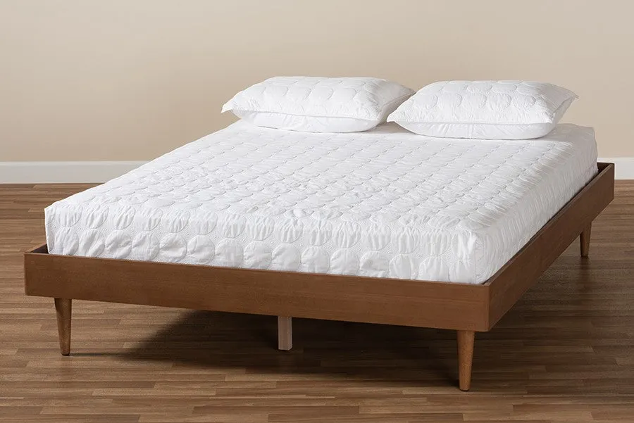Rina Ash Wanut Wood Bed Frame (Full)