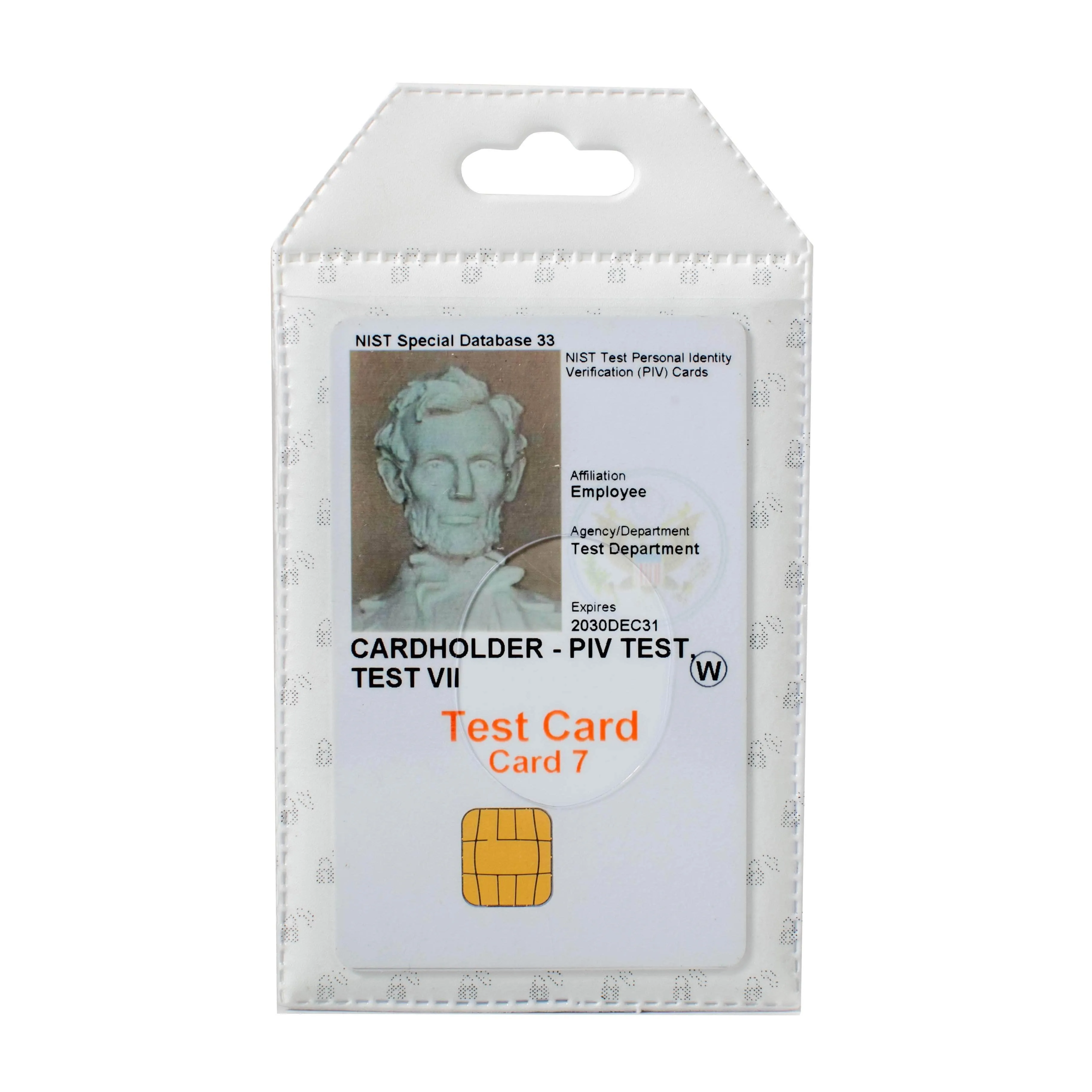 Secure Badge Holder Flex Vertical 2 ID Card Holder