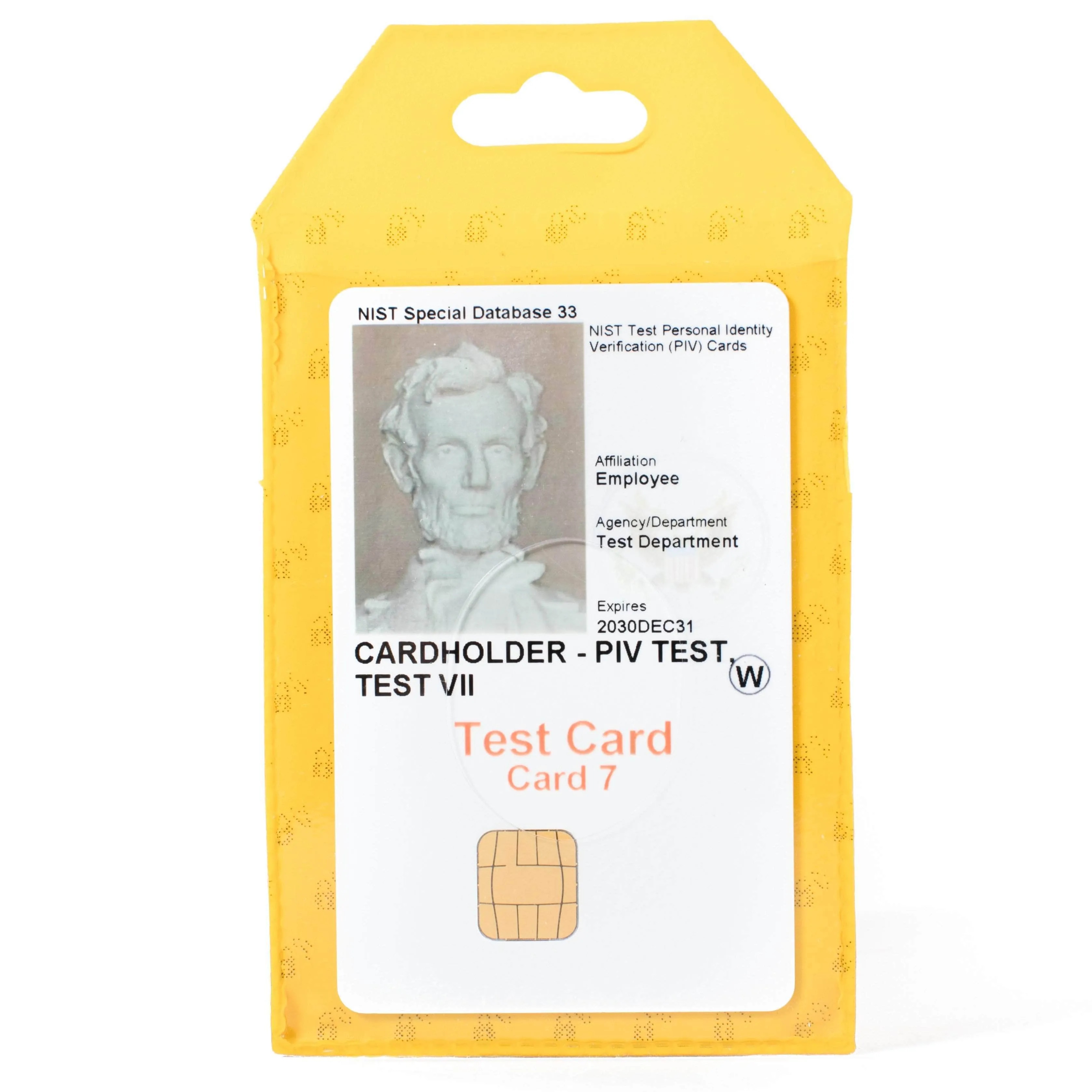 Secure Badge Holder Flex Vertical 2 ID Card Holder