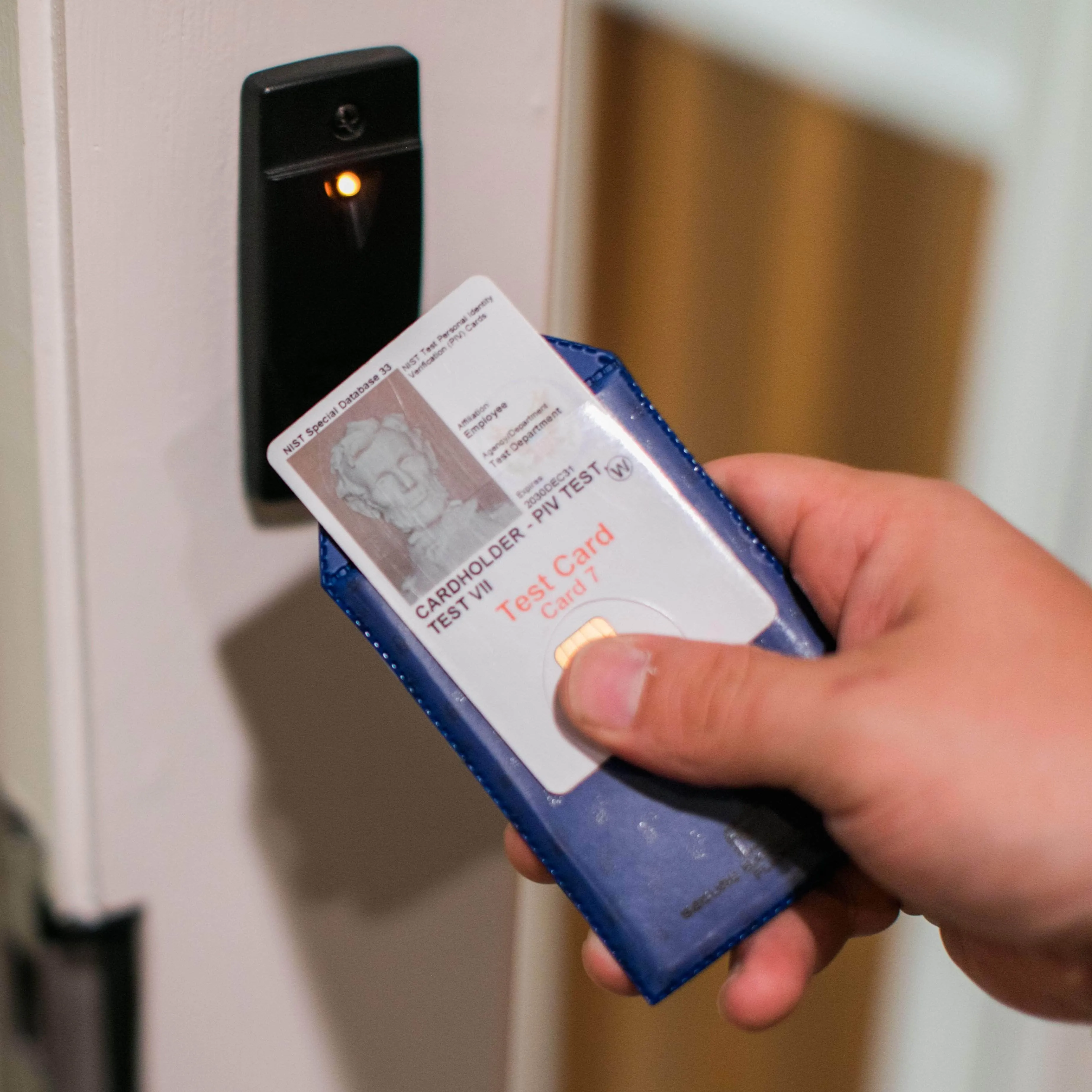 Secure Badge Holder Flex Vertical 2 ID Card Holder