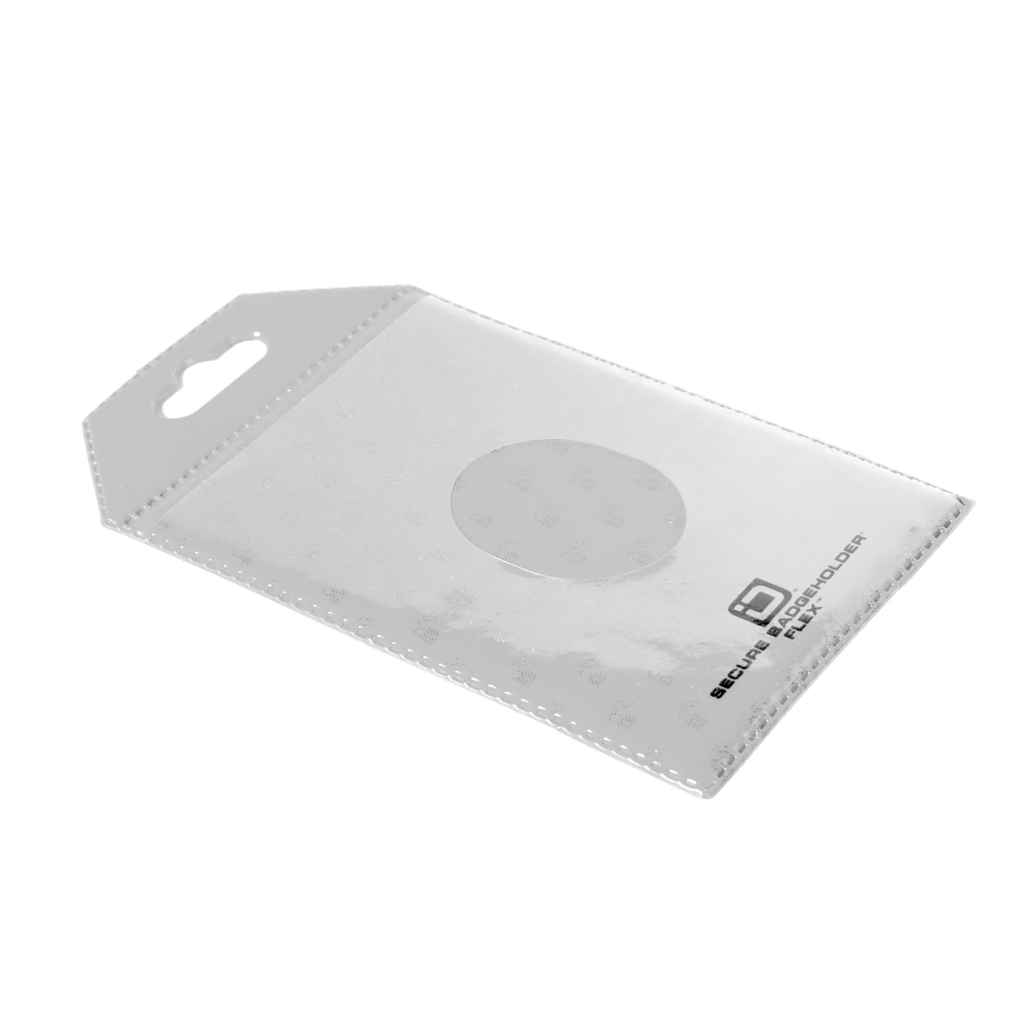 Secure Badge Holder Flex Vertical 2 ID Card Holder