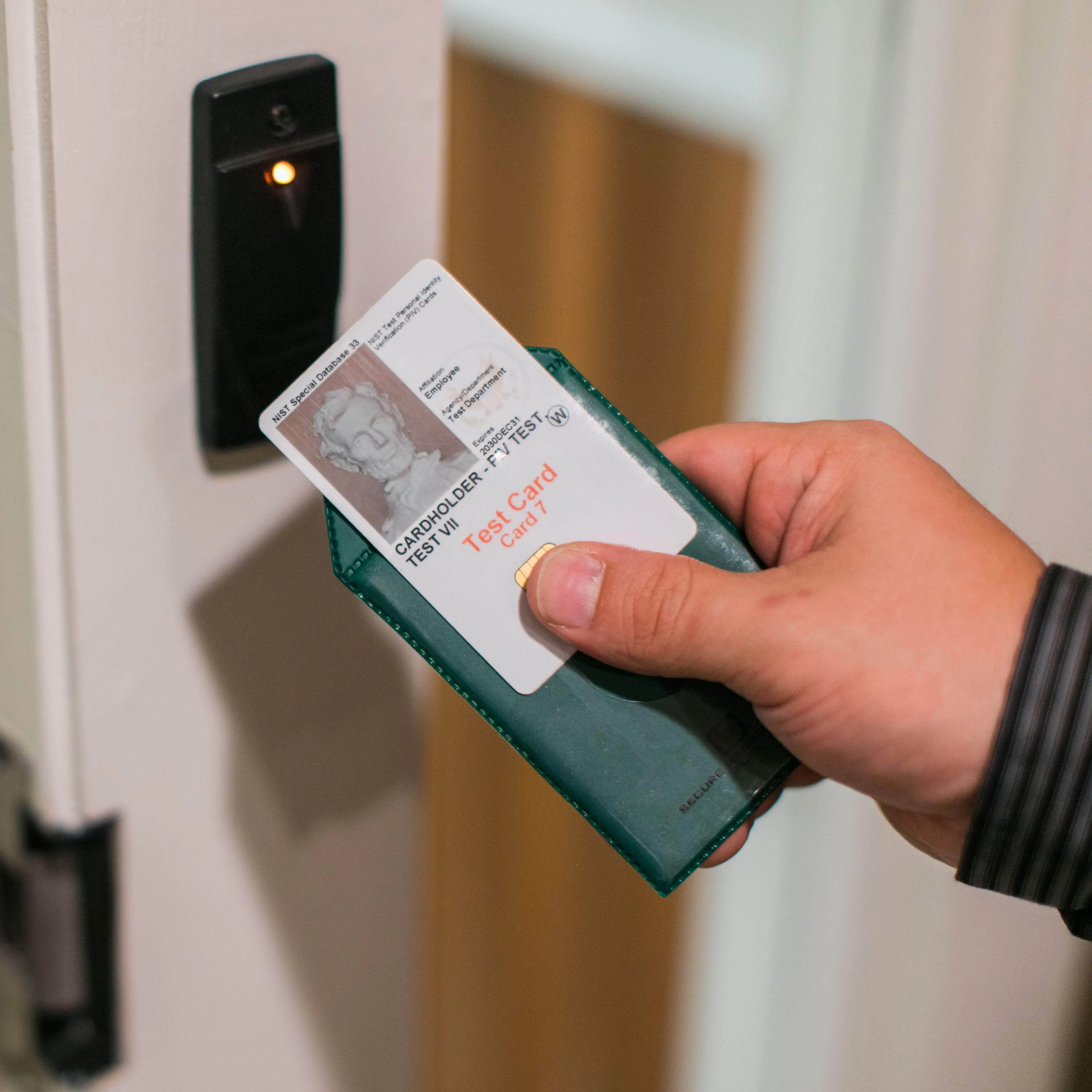 Secure Badge Holder Flex Vertical 2 ID Card Holder