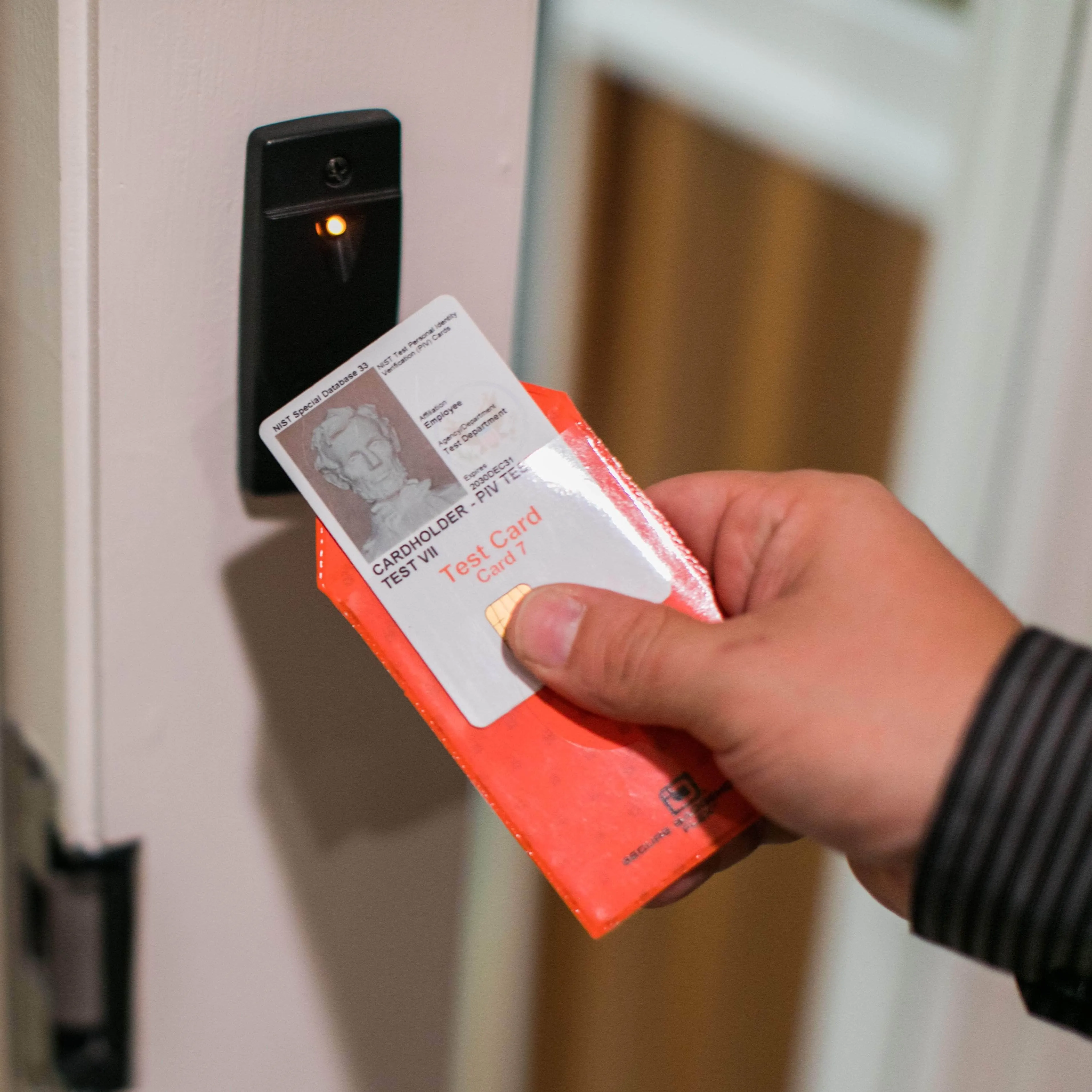 Secure Badge Holder Flex Vertical 2 ID Card Holder