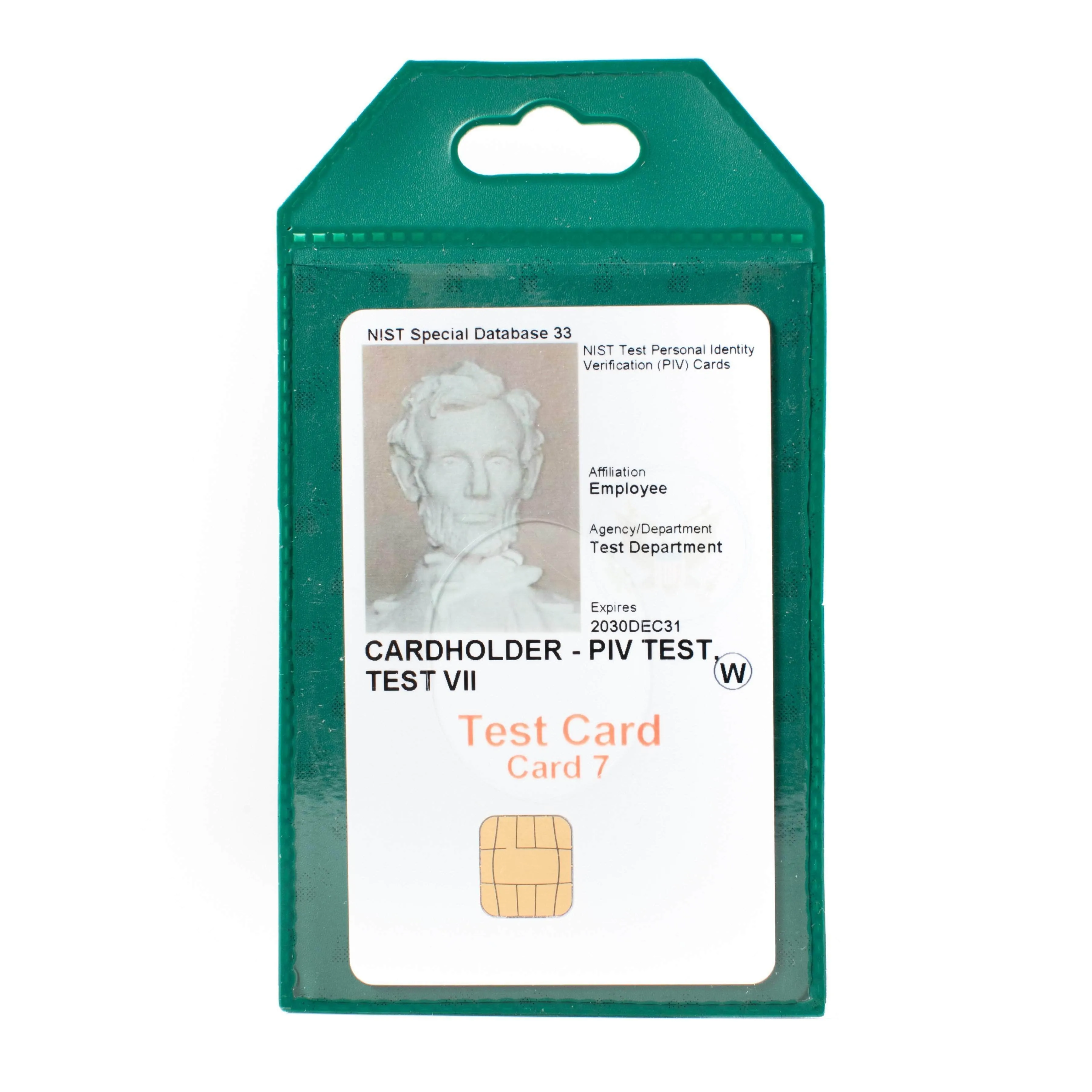 Secure Badge Holder Flex Vertical 2 ID Card Holder