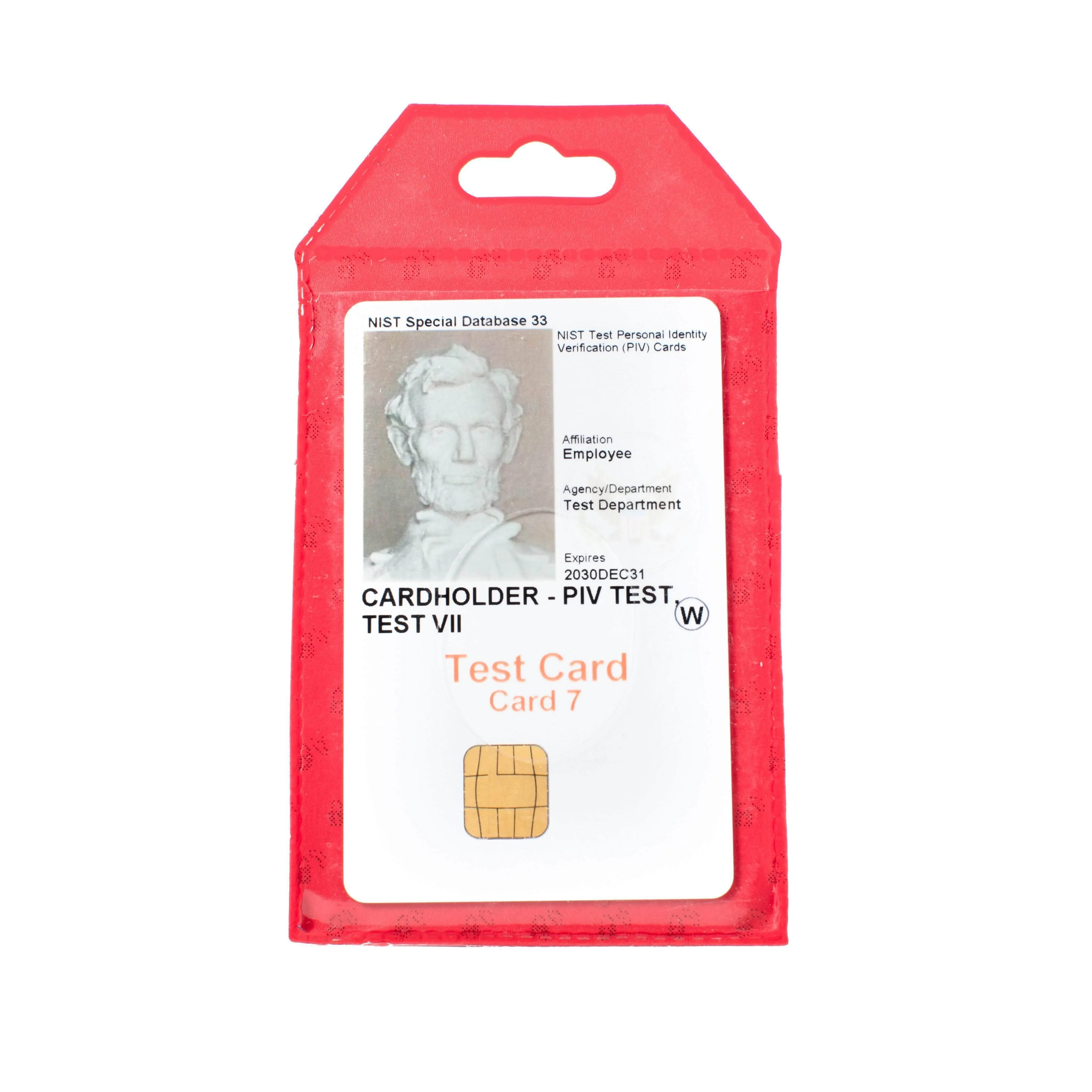 Secure Badge Holder Flex Vertical 2 ID Card Holder