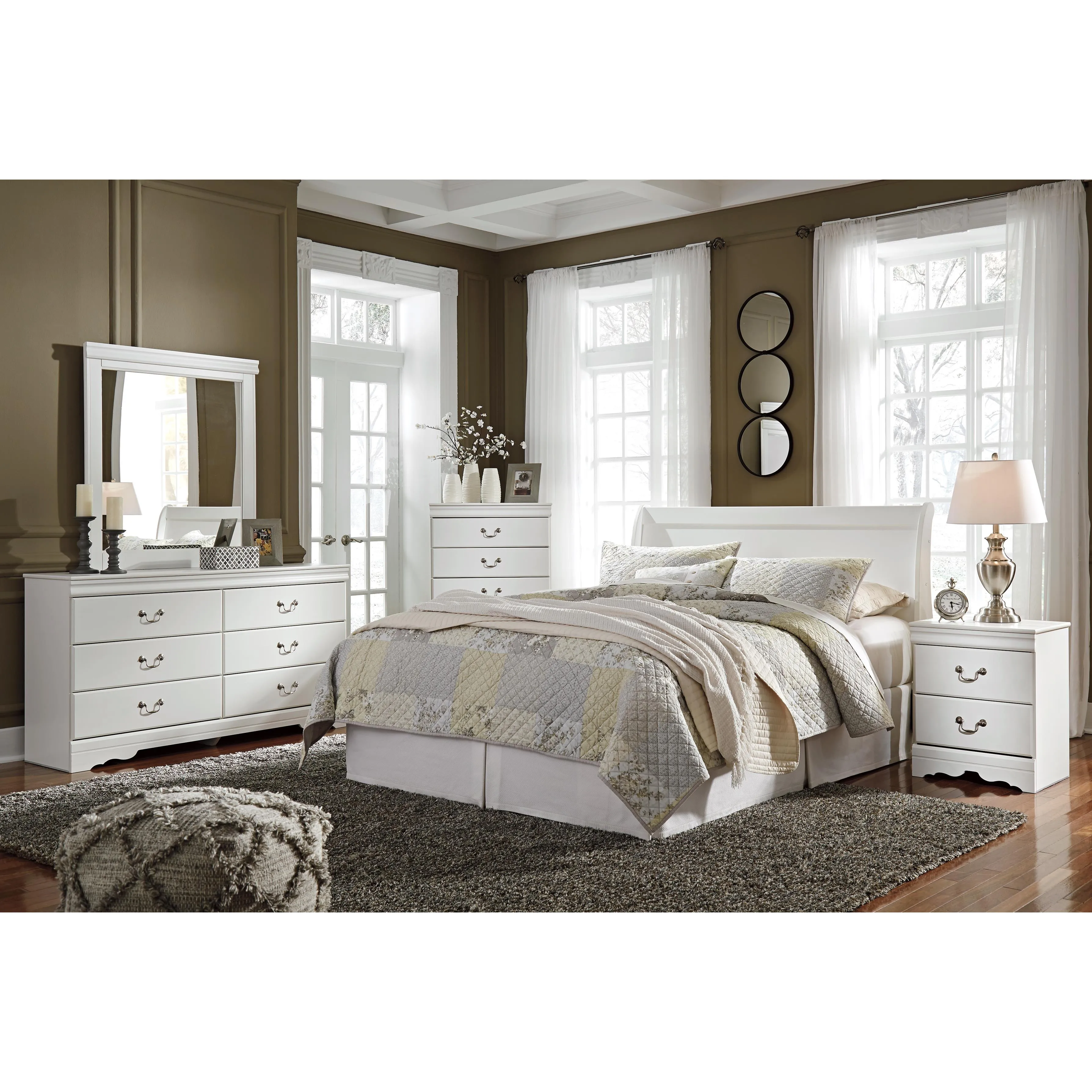 Signature Design by Ashley Anarasia B129-77 Queen Sleigh Headboard