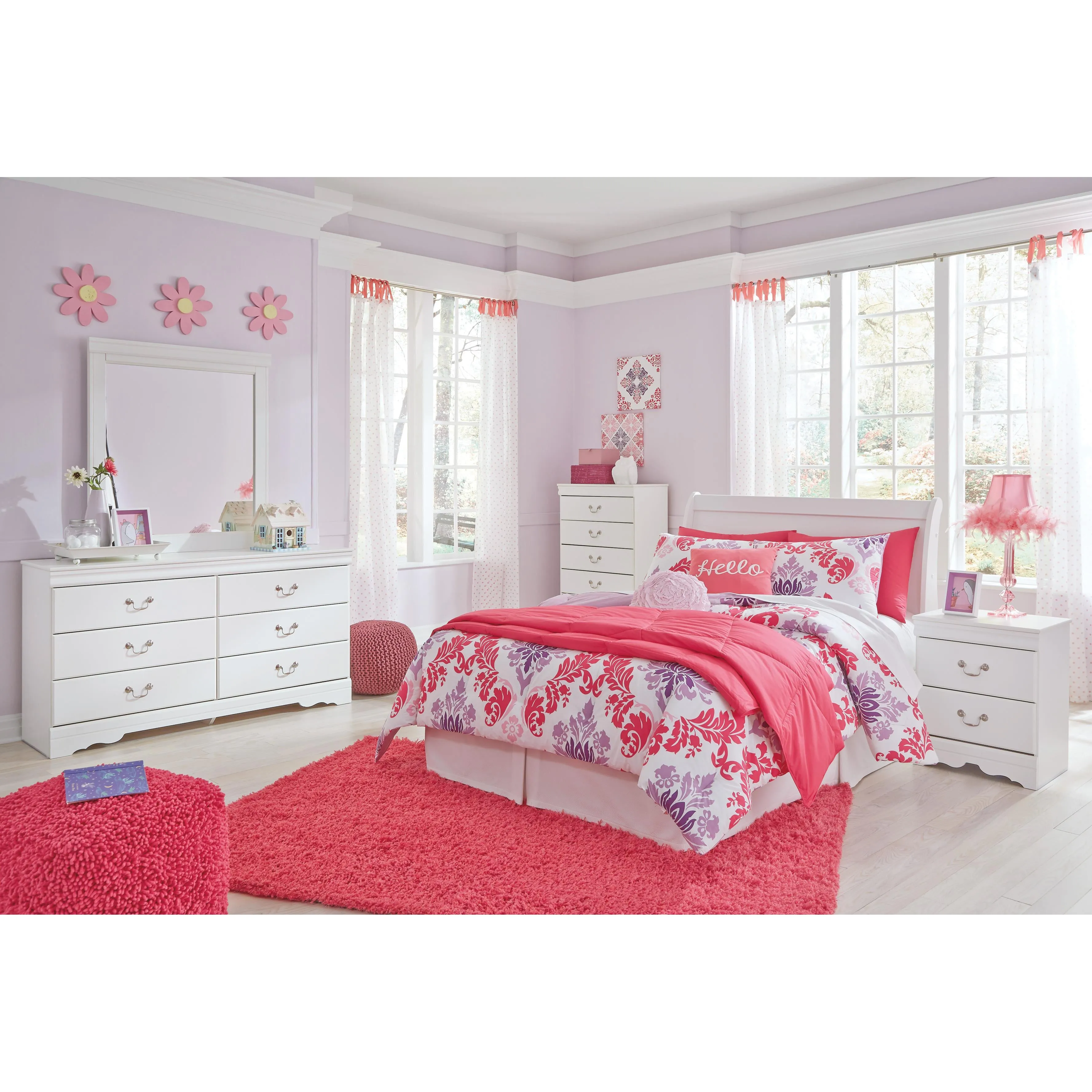 Signature Design by Ashley Anarasia B129-87 Full Sleigh Headboard