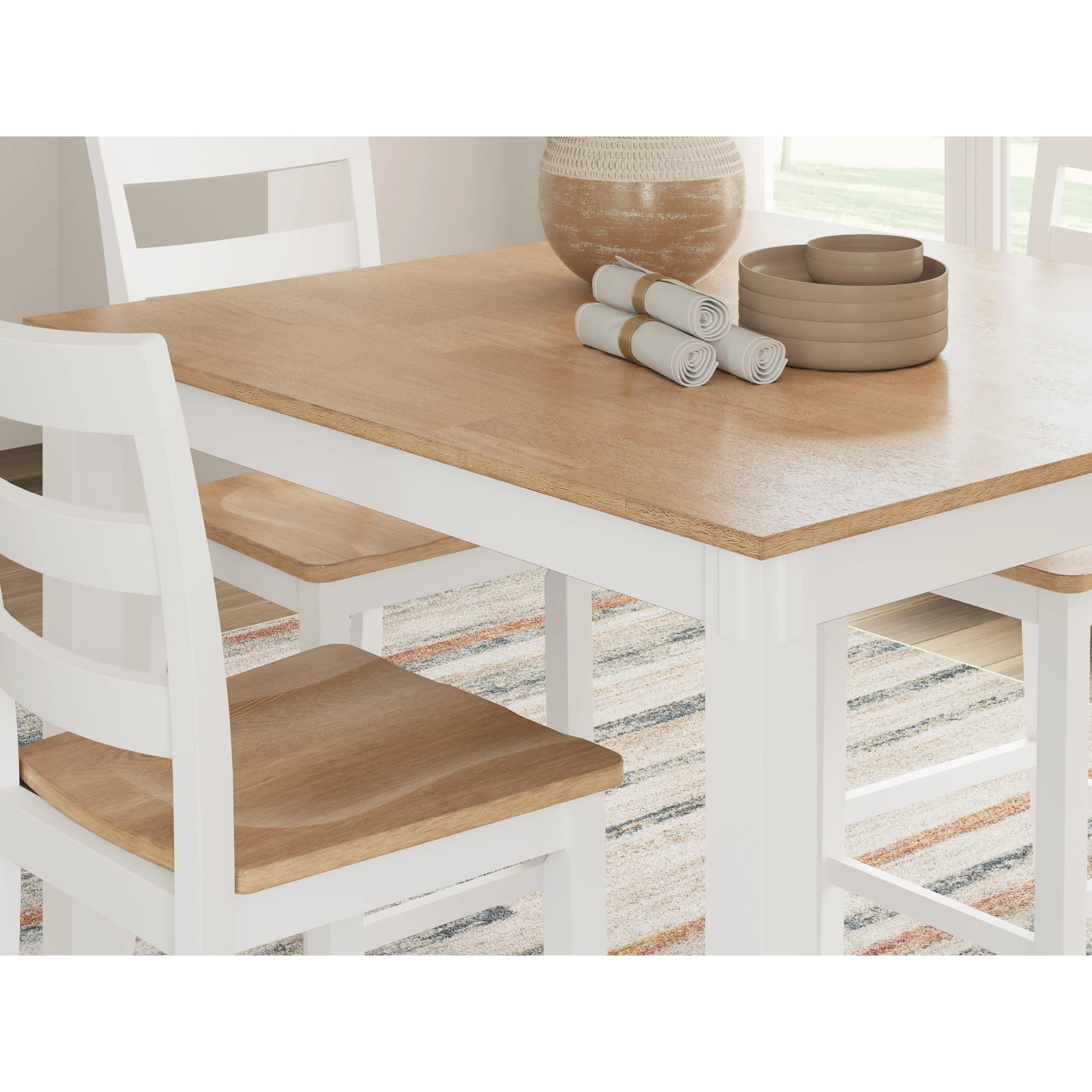 Signature Design by Ashley Gesthaven 5 pc Counter Height Dinette D398-223